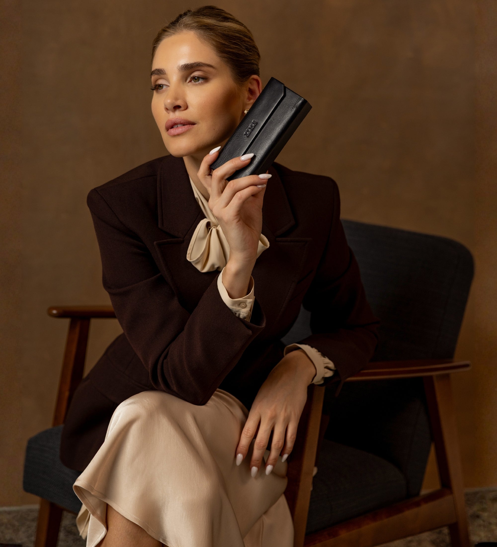 Estuche de cuero plegable para gafas para mujer: The Riddle of the Sands