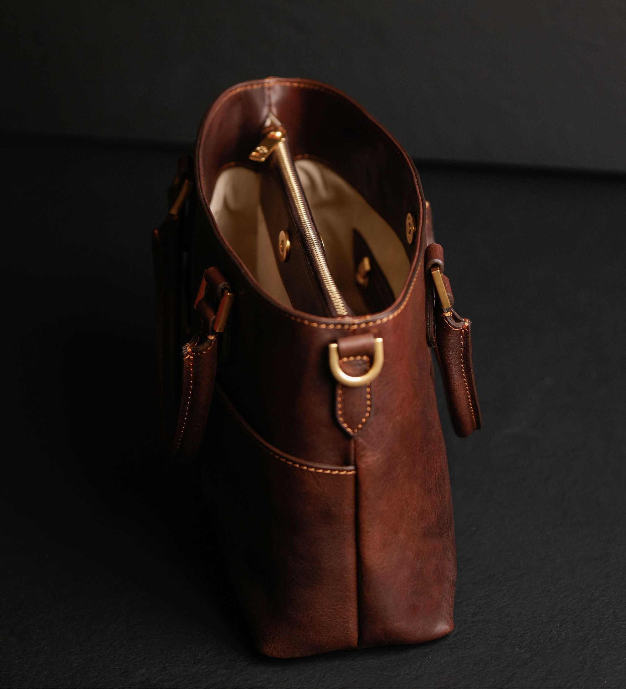 Bolso de hombro/bolso de mano de cuero para mujer: Camilla