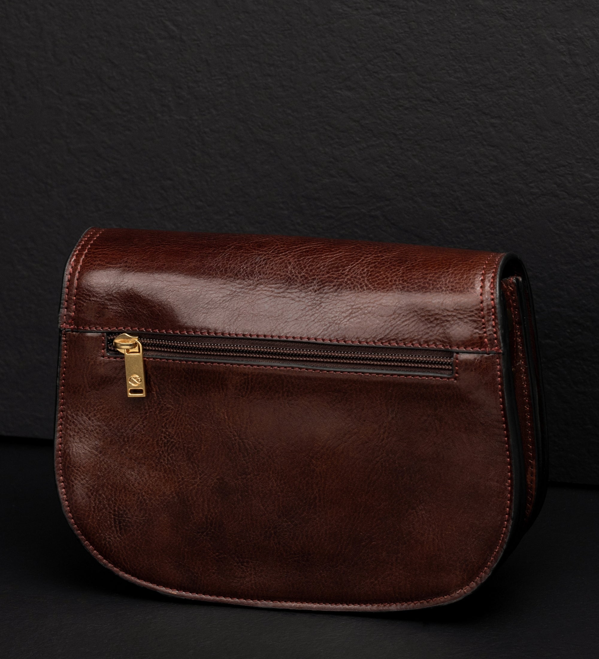 Bolso bandolera saddle de cuero para mujer: Moonfleet