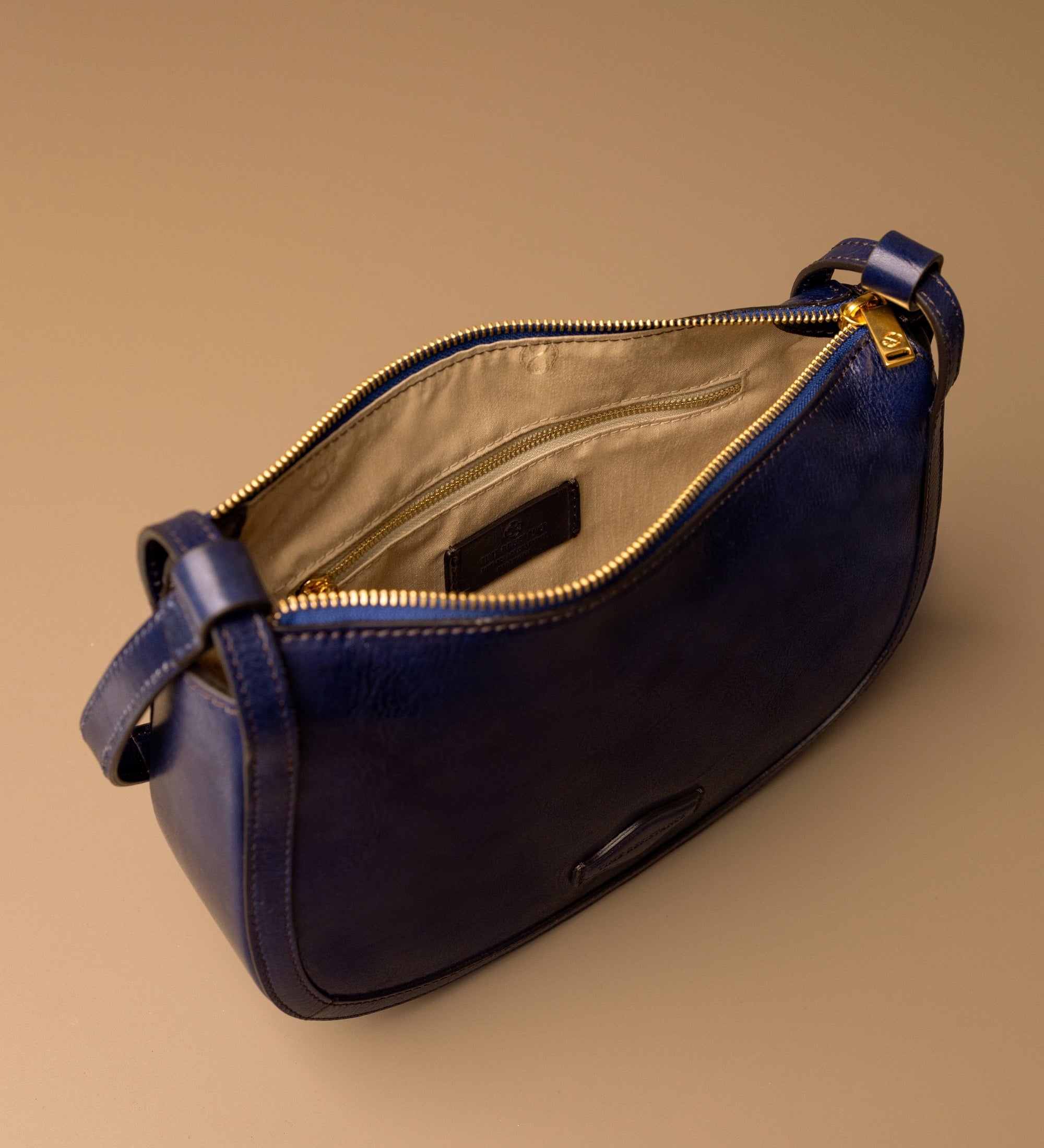 Bolso hobo de cuero para mujer: La Noia