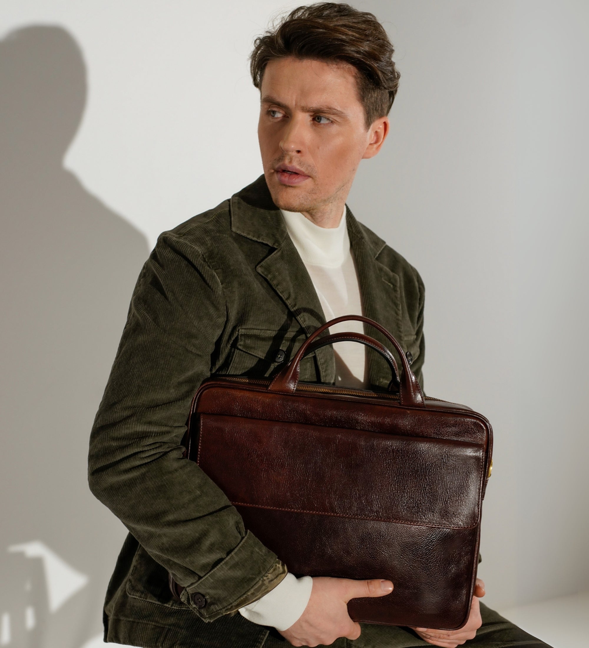 Bolso para portátil/maletín de cuero: The Sheltering Sky