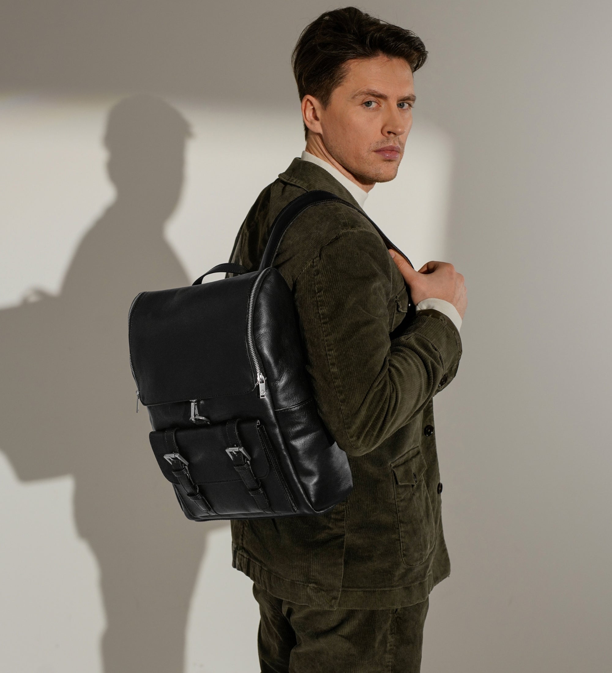 Mochila de cuero grande: The Odyssey