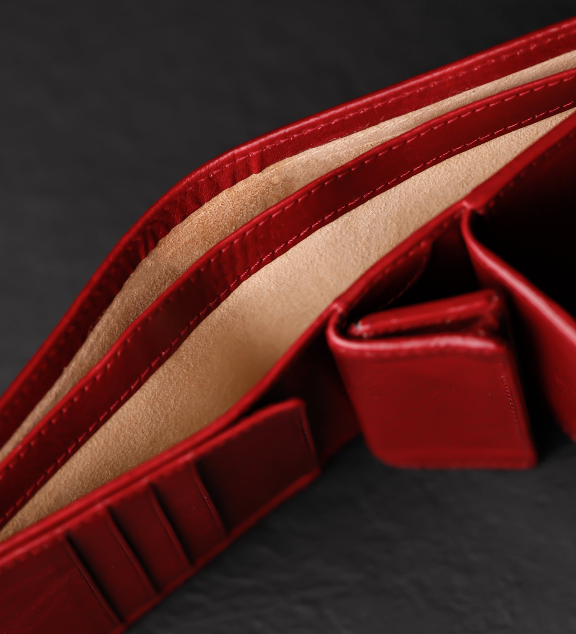 Cartera de cuero de doble compartimento: Daniel