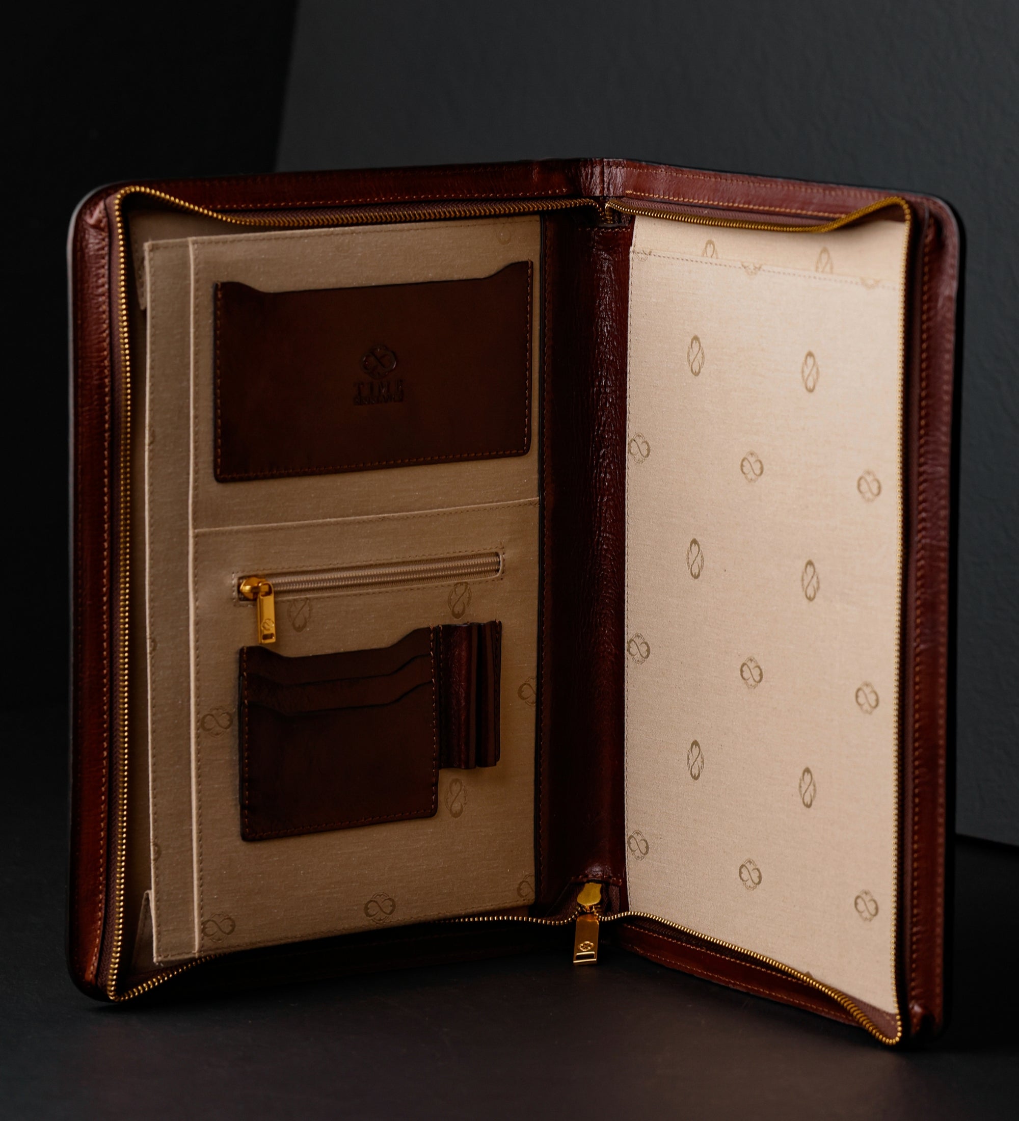 Organizador portadocumentos A4 de cuero: Candide