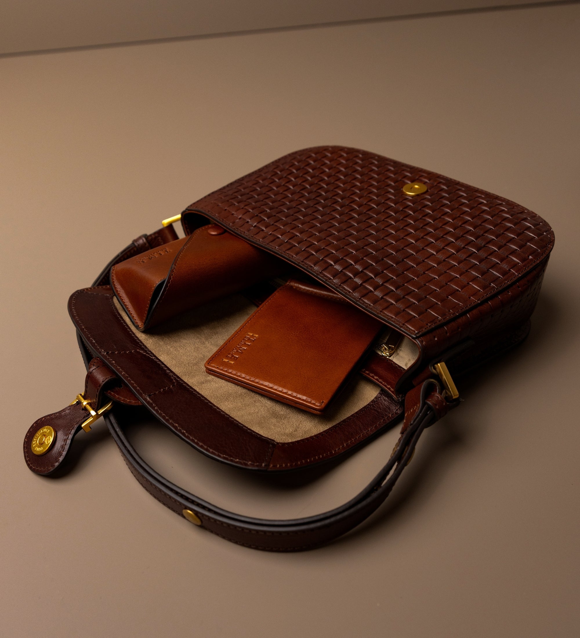 Bolso saddle de cuero para mujer: Romola