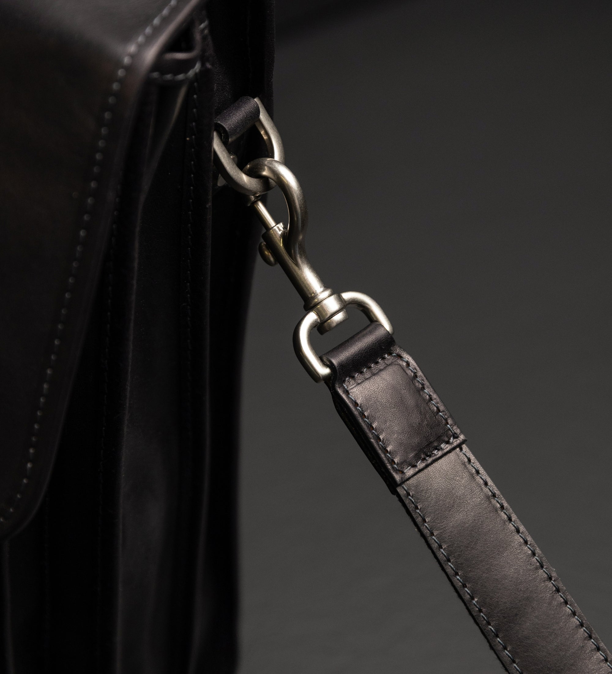 Bolso tipo satchel, maletín de cuero: The Time Machine