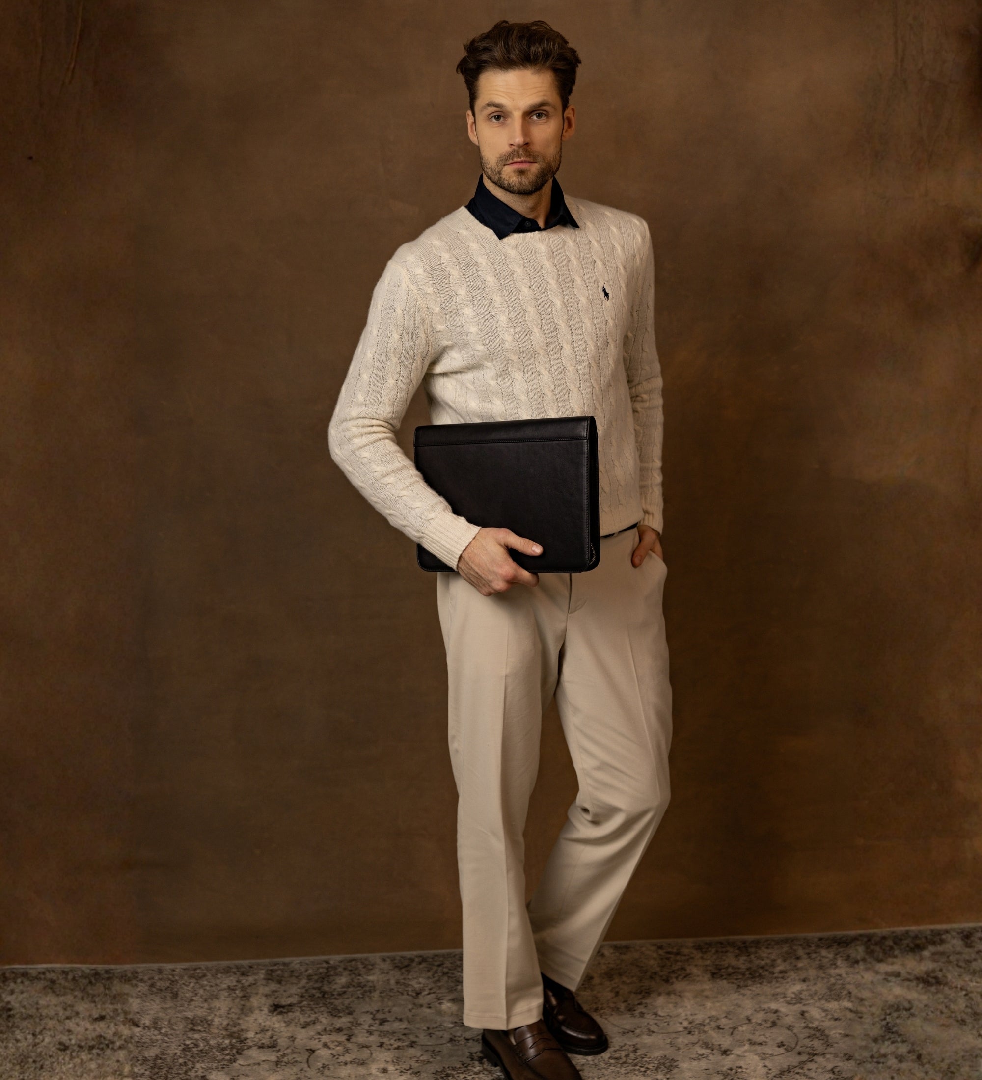 Organizador portadocumentos A4 de cuero: Candide