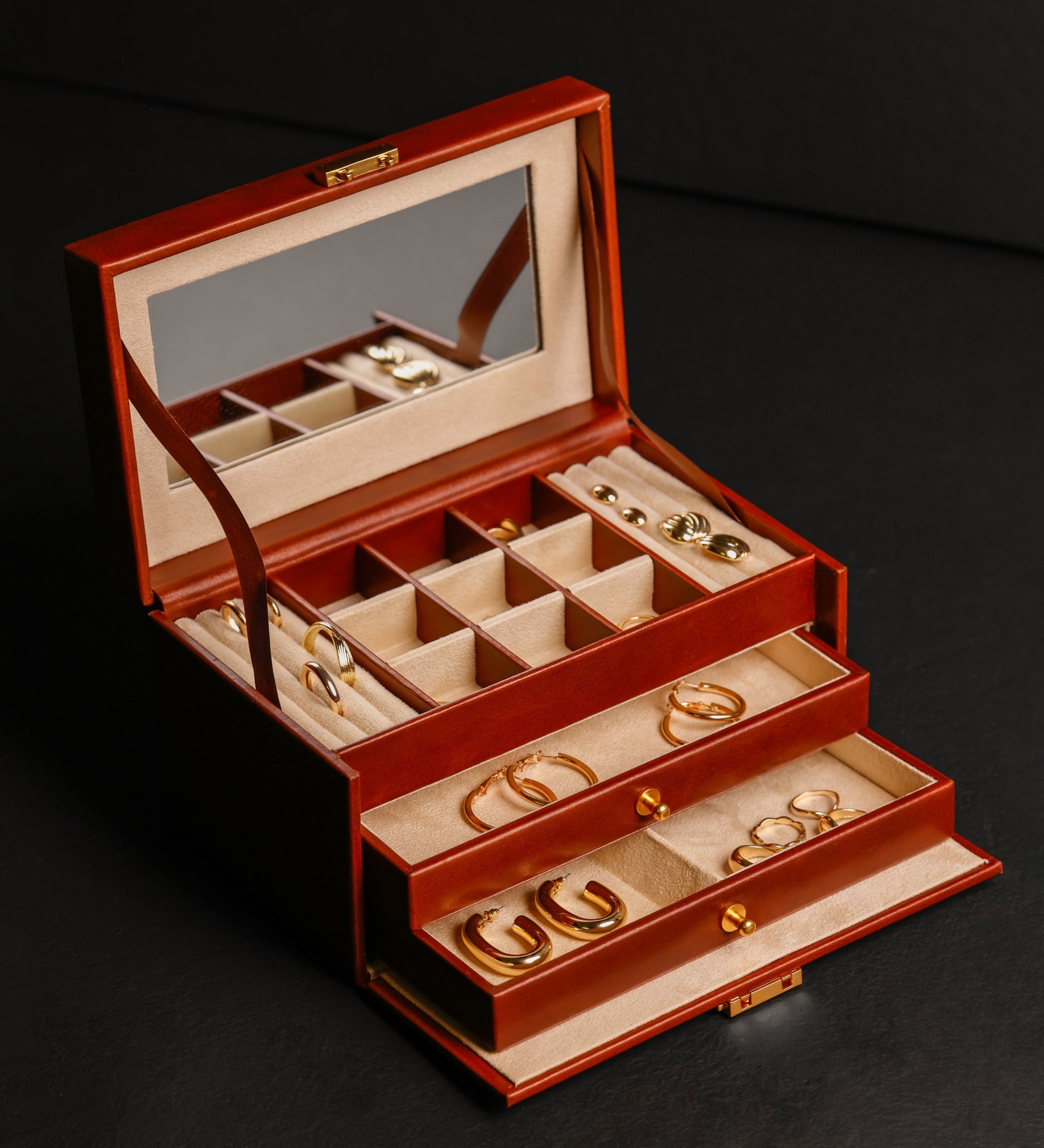 Joyero de cuero para mujer: Beloved