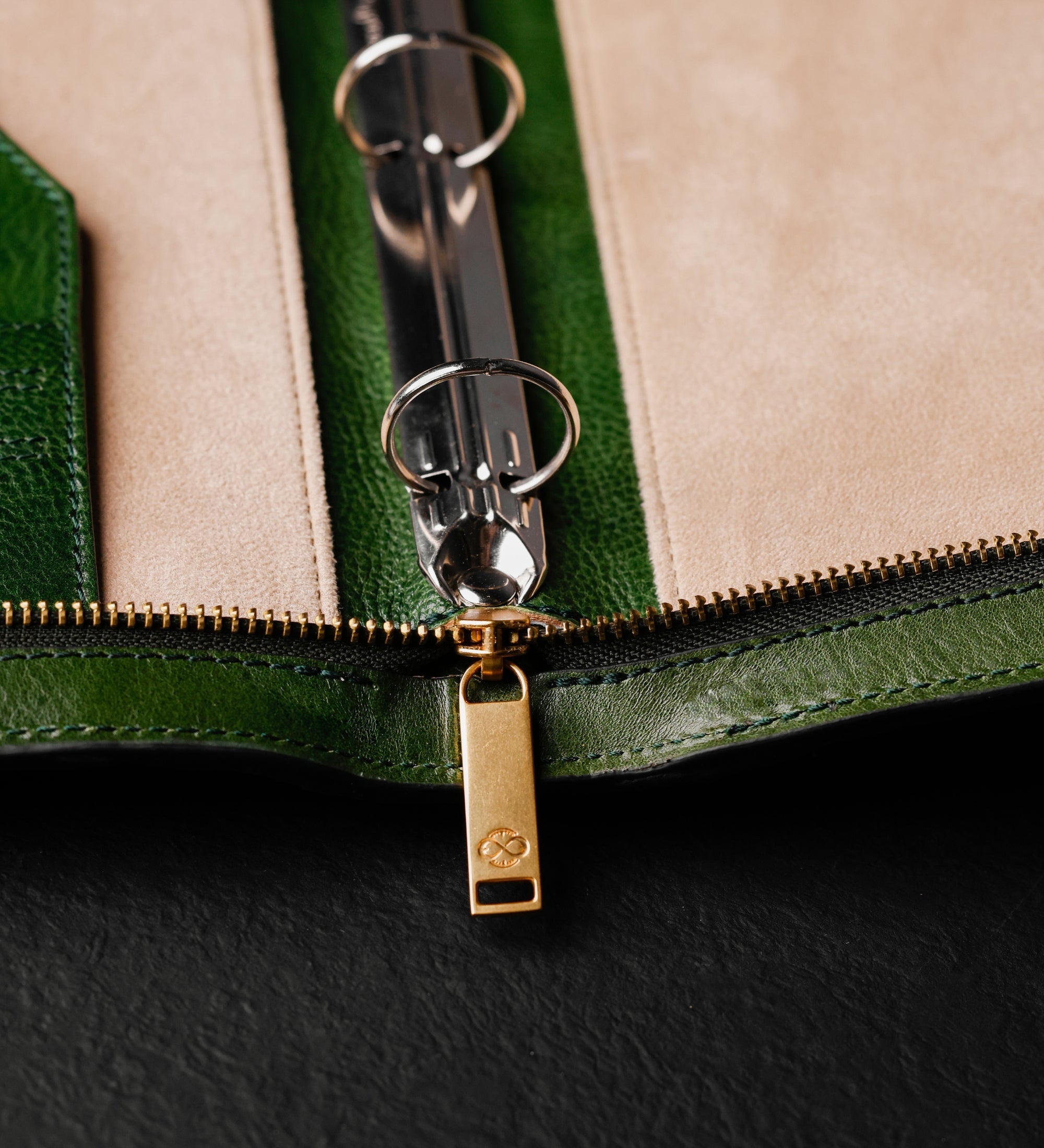 Portadocumentos de cuero con carpeta para mujer: Joy in the Morning