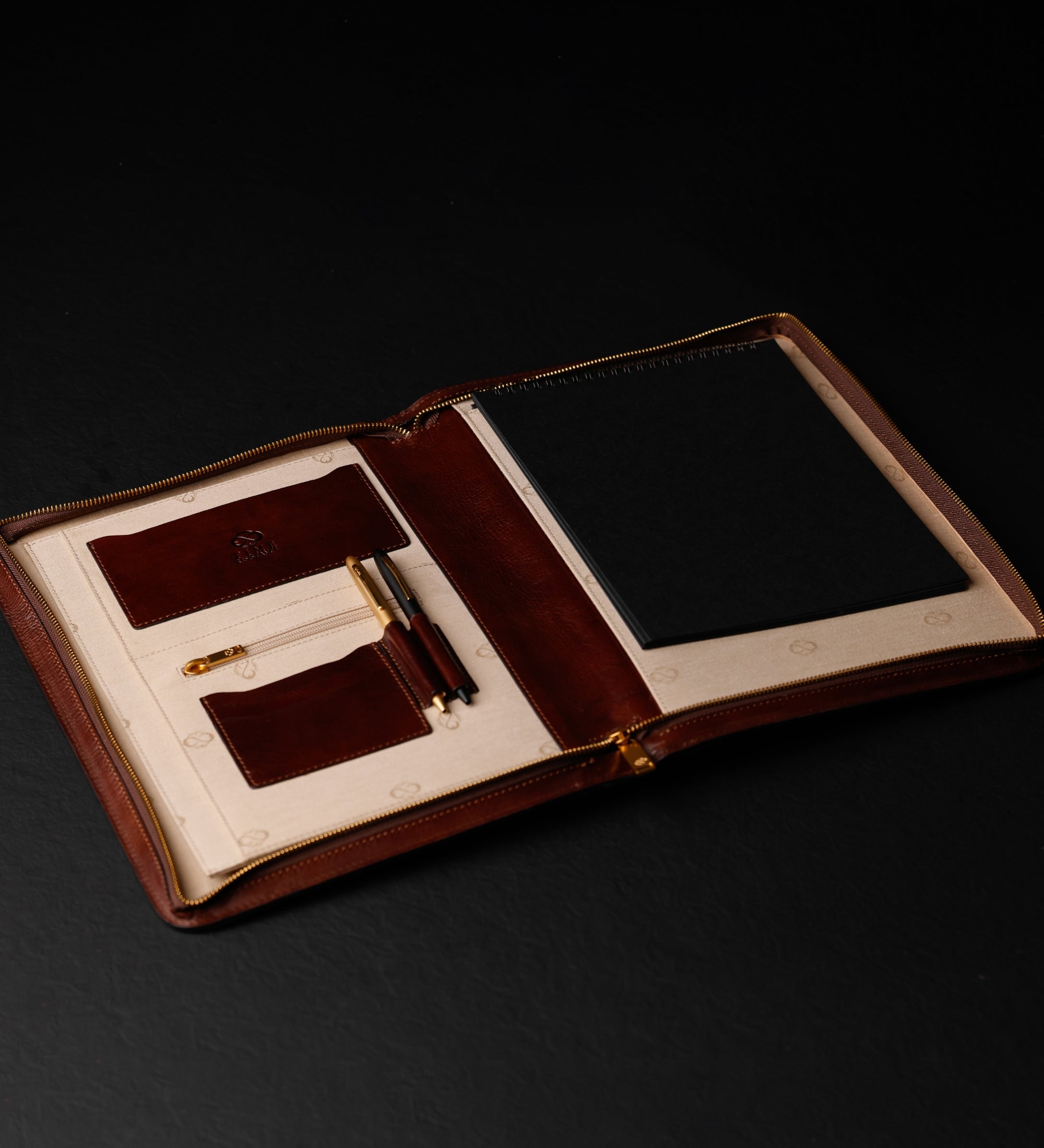 Organizador portadocumentos A4 de cuero: Candide