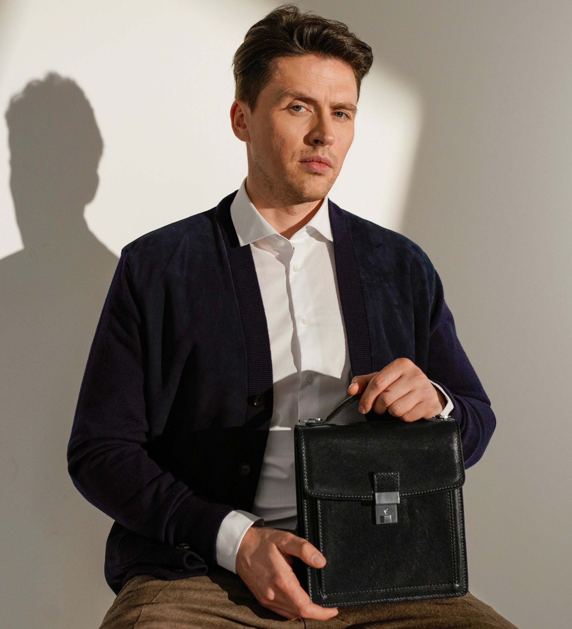 Maletín de cuero pequeño: Walden