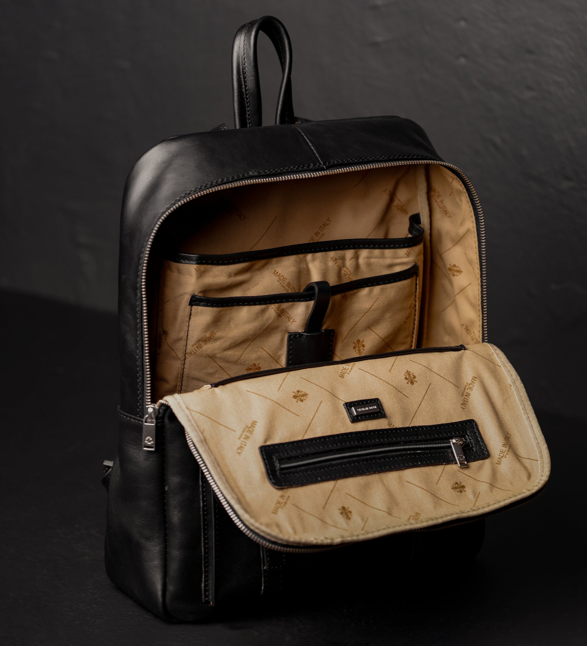 Mochila de cuero grande para hombre: The Divine Comedy