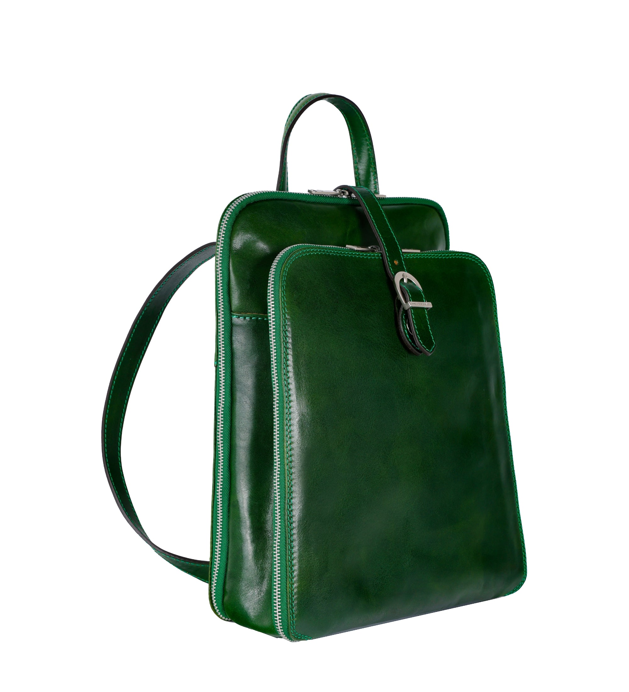 Bolso de hombro/mochila de cuero convertible para mujer: Clarissa
