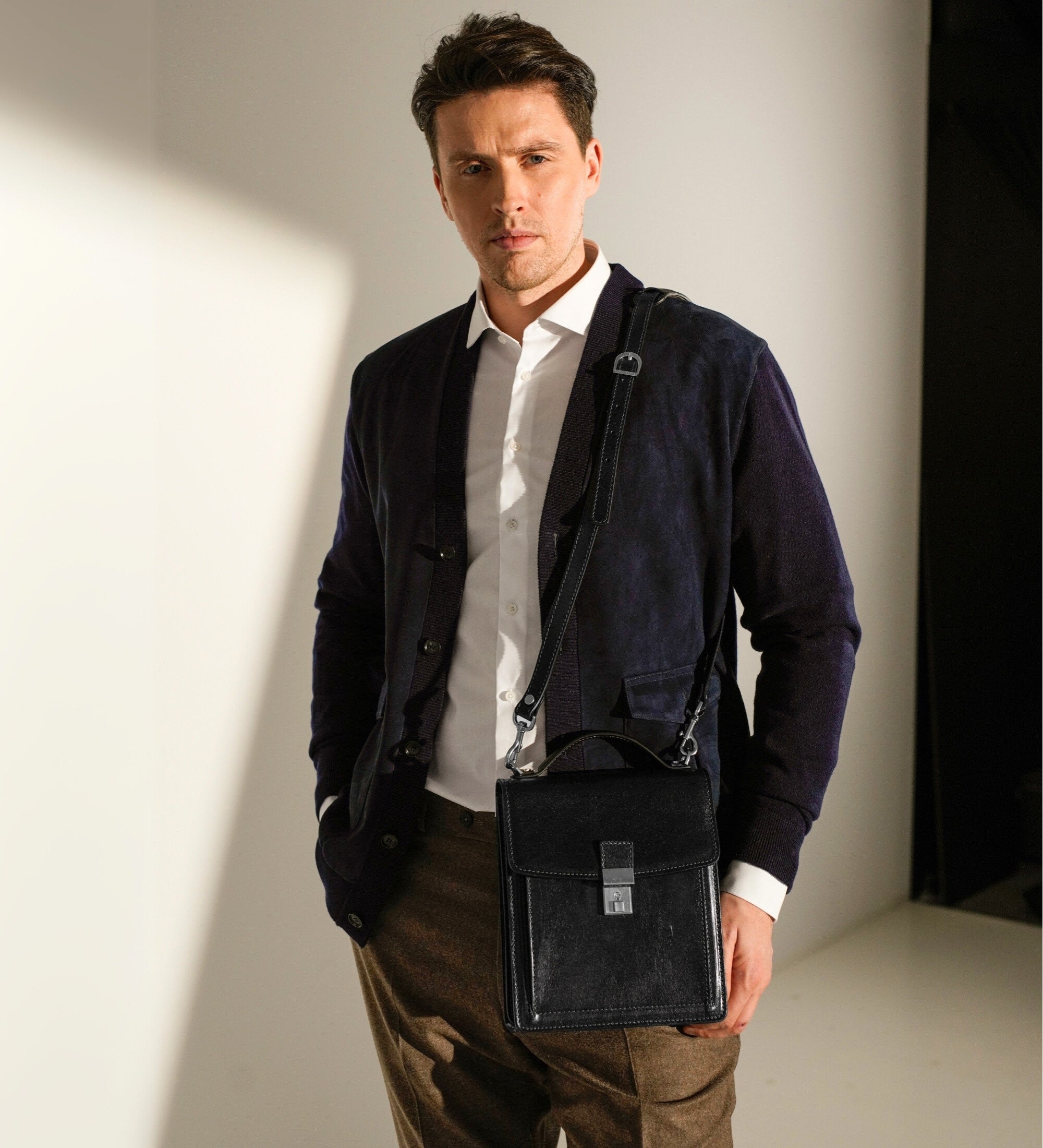 Maletín de cuero pequeño: Walden