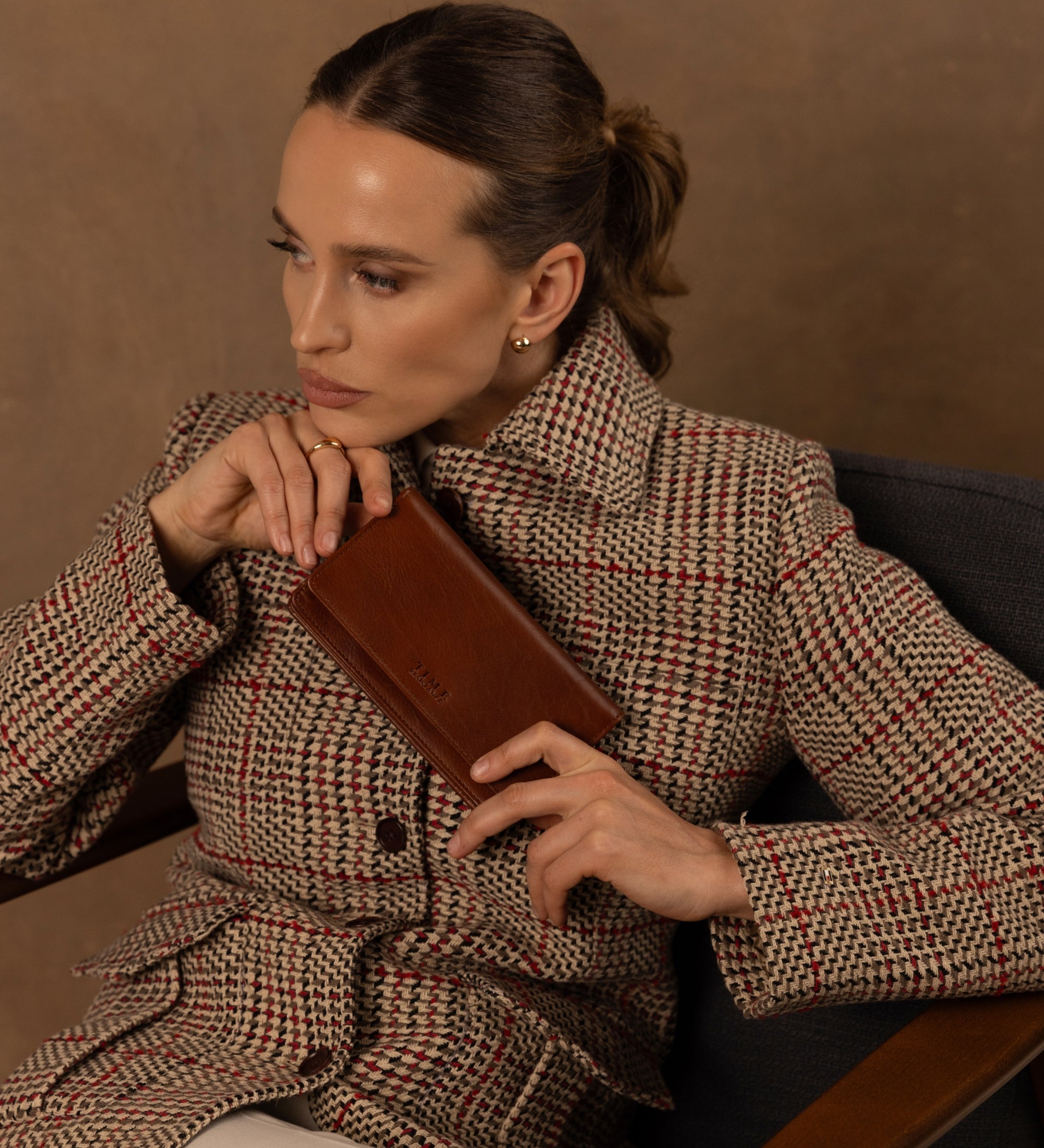 Cartera Continental de Cuero para Mujer - Charade