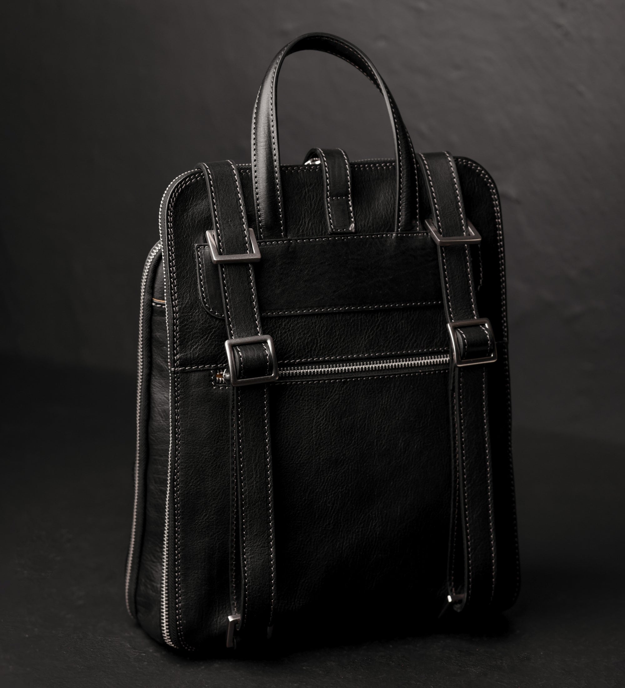 Bolso de hombro/mochila de cuero convertible para mujer: Clarissa