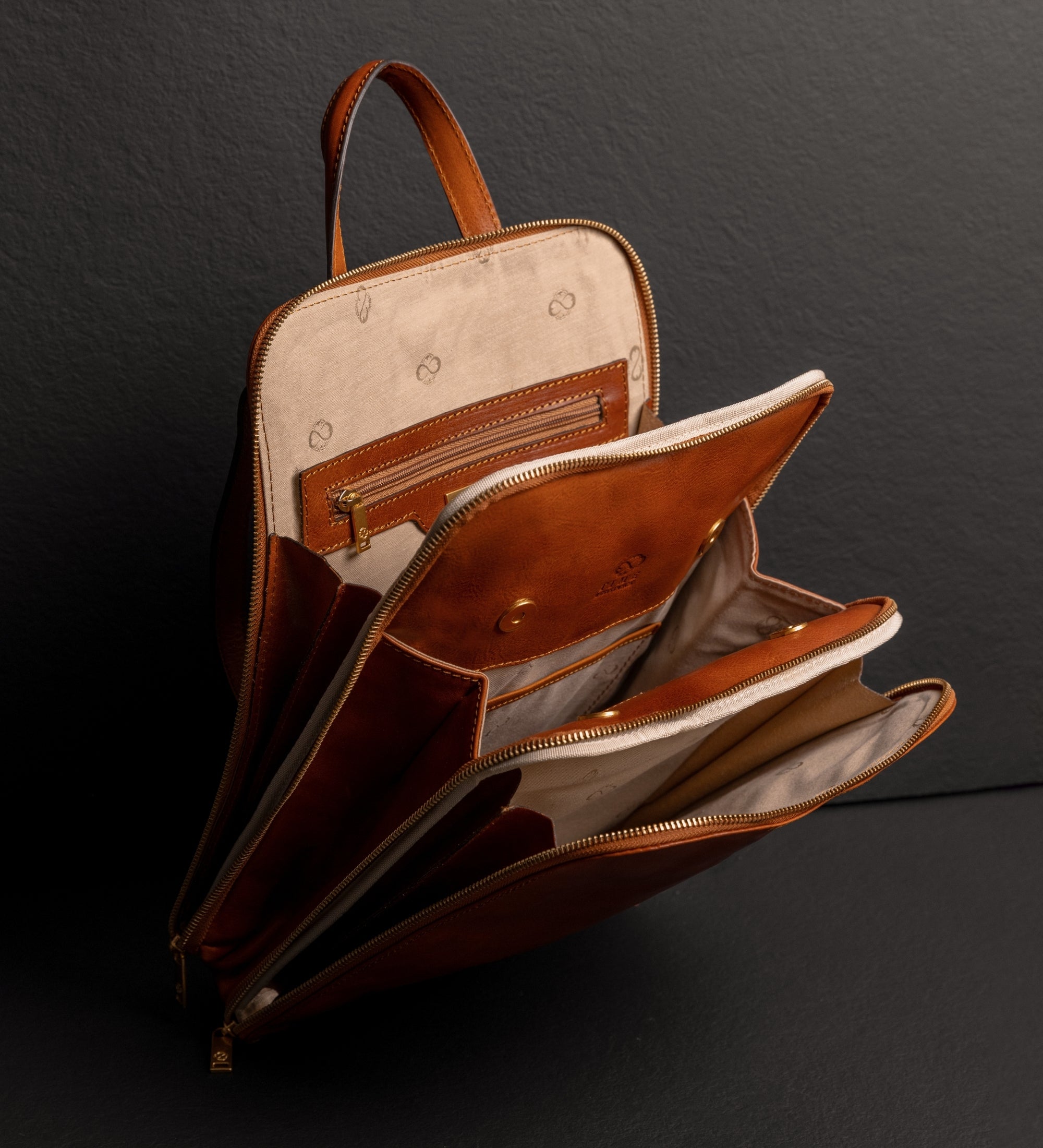 Bolso de hombro/mochila de cuero convertible para mujer: Clarissa