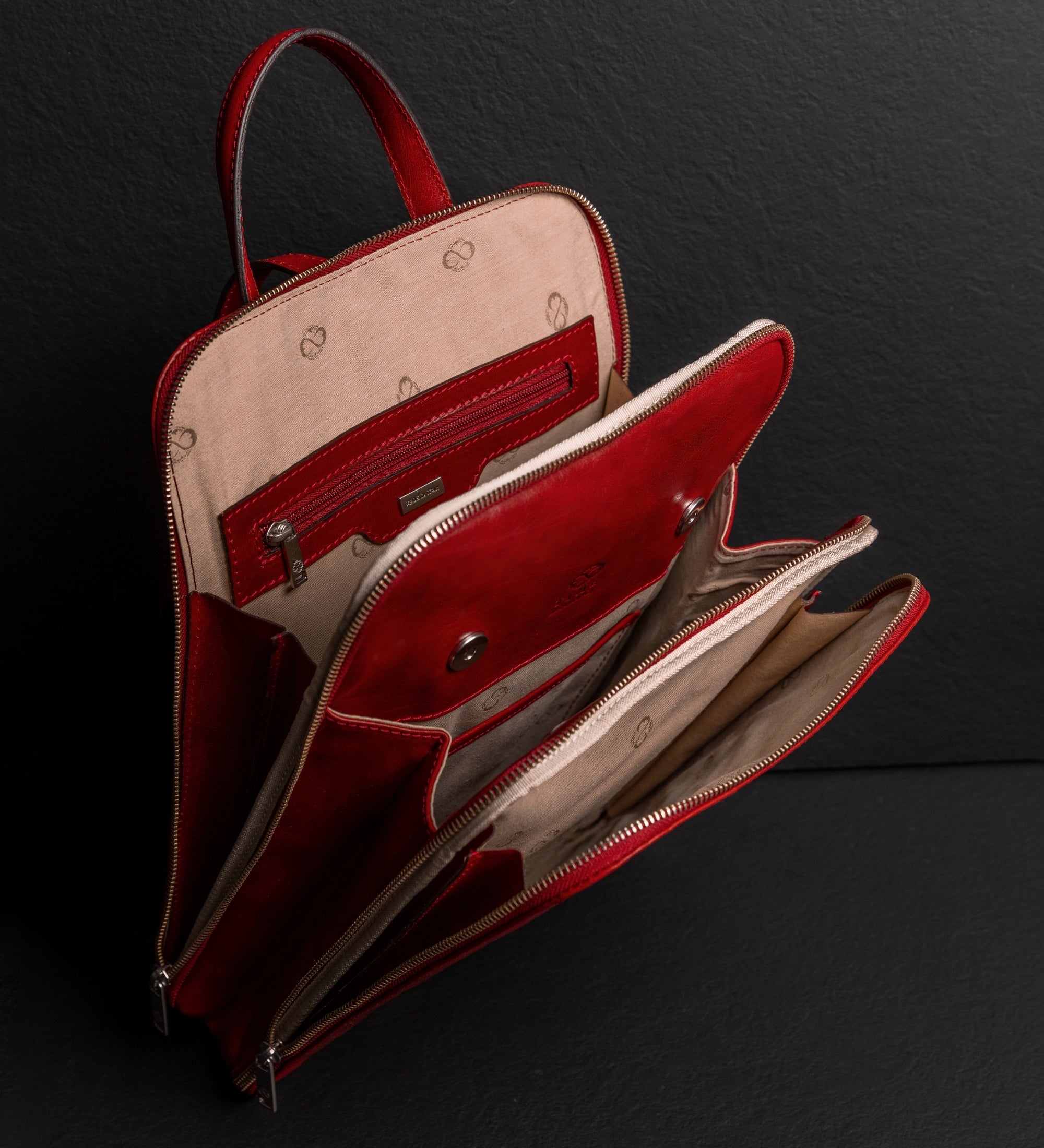 Bolso de hombro/mochila de cuero convertible para mujer: Clarissa
