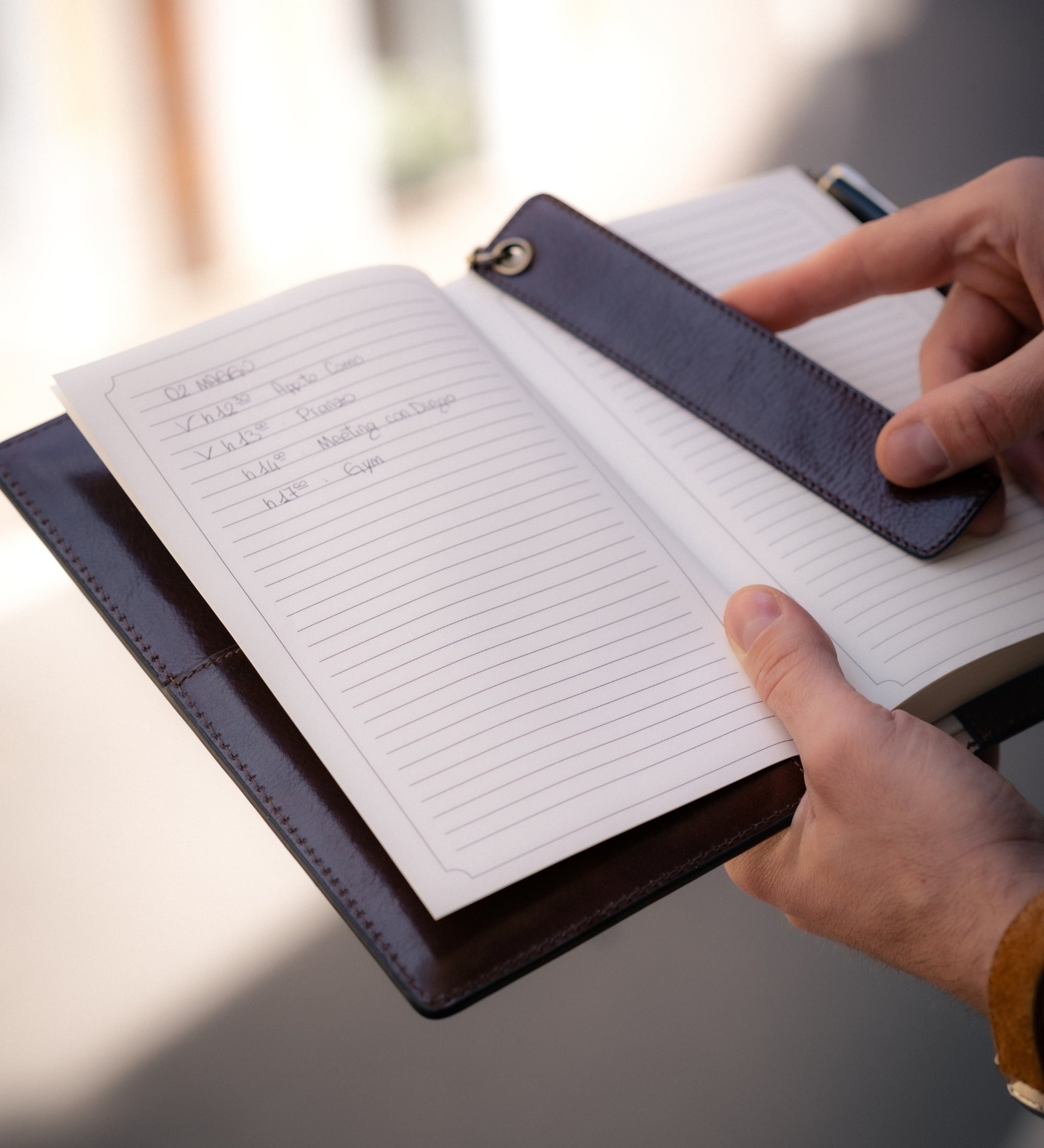 Cuaderno personal de cuero con bloc de notas A5 recargable: The Diary of a Nobody