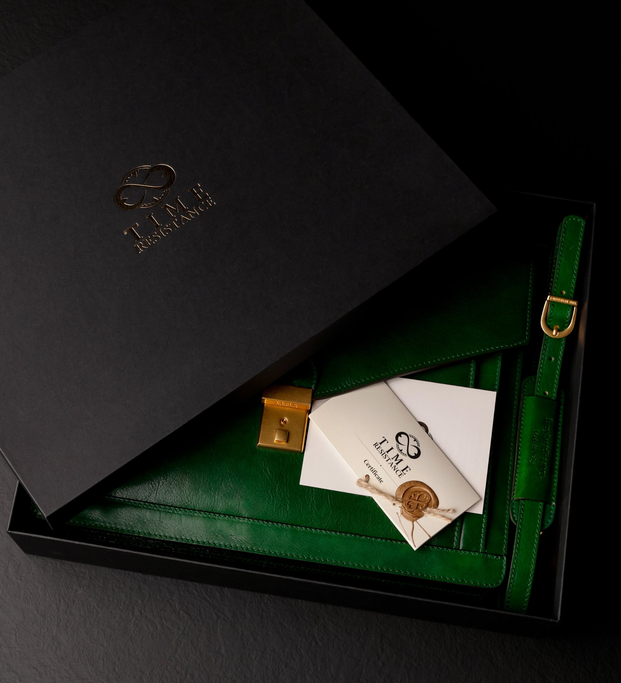 Maletín de cuero de diseño clásico: The Magus