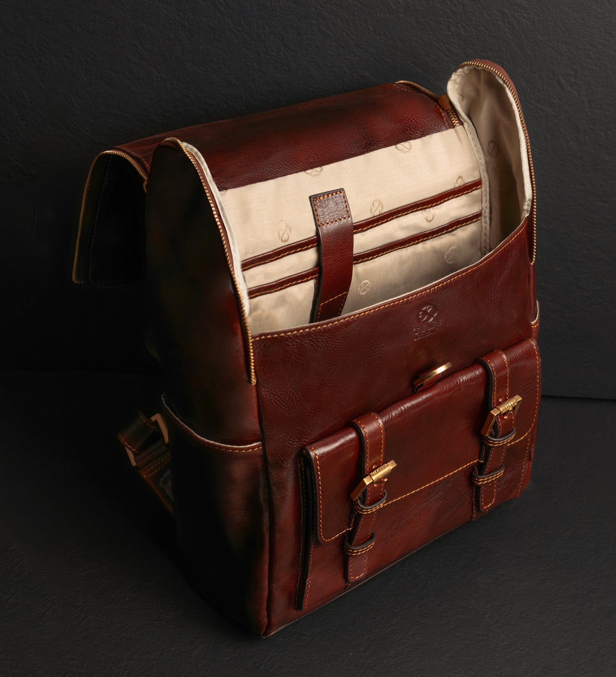 Mochila de cuero grande para mujer: The Odyssey