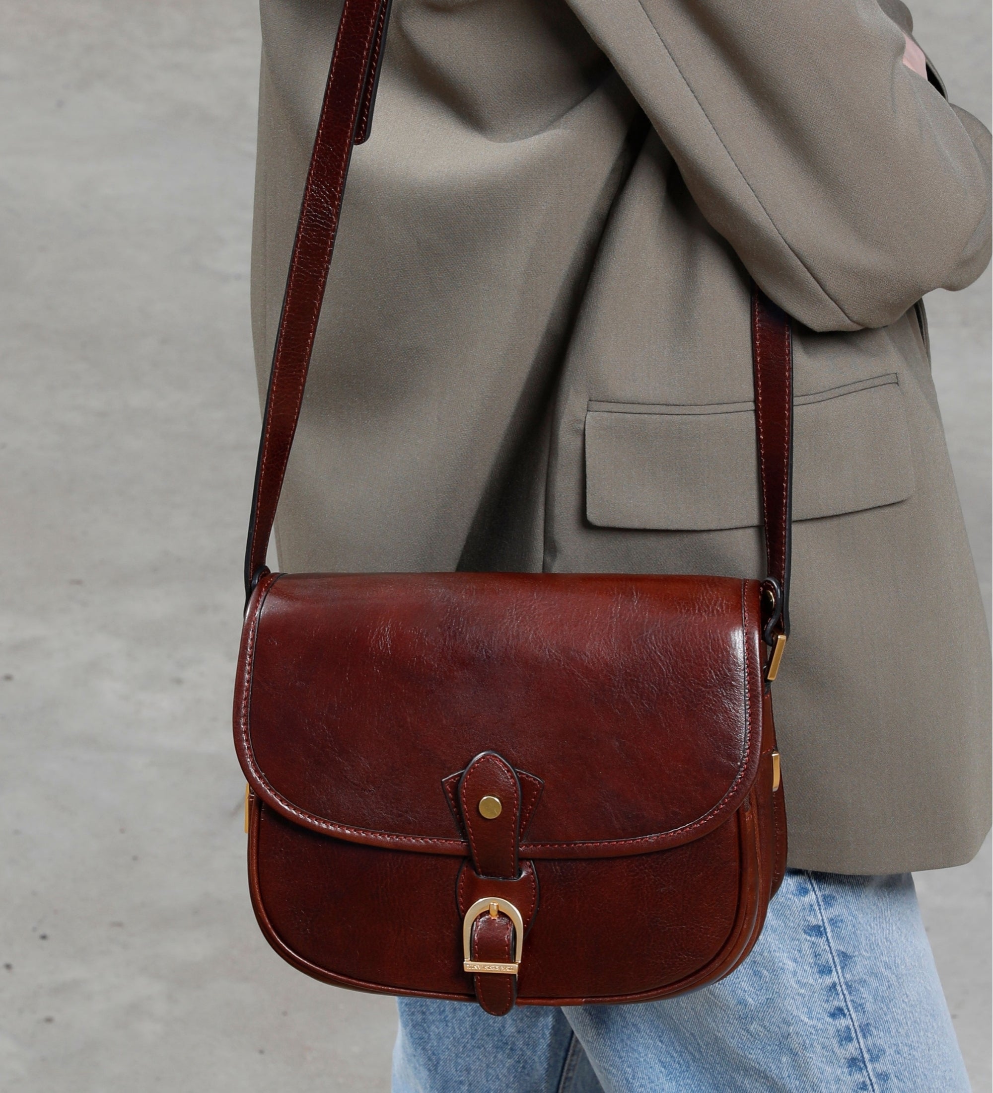Bolso saddle de cuero para mujer: Women In Love