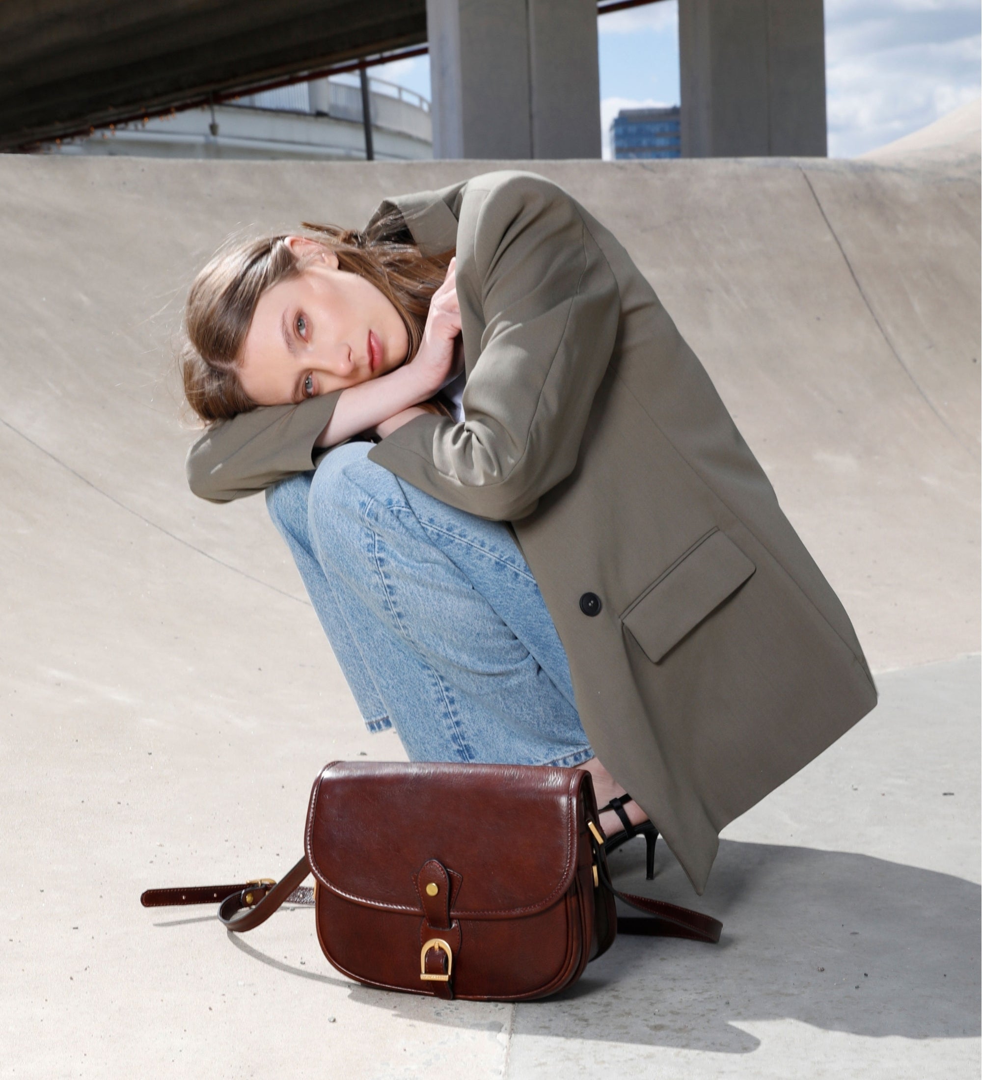Bolso saddle de cuero para mujer: Women In Love