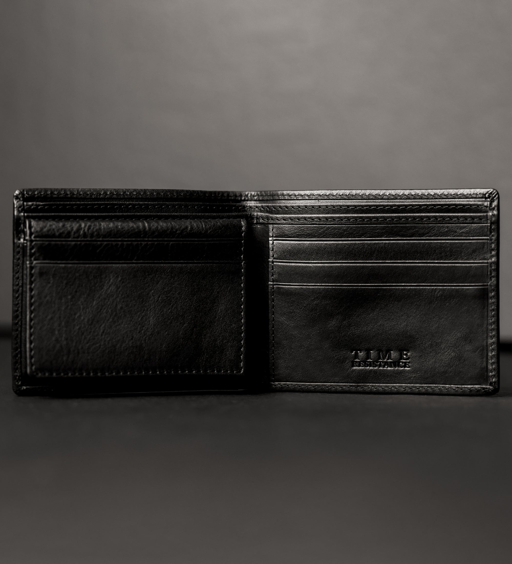 Cartera de cuero de doble compartimento: Poetic Justice