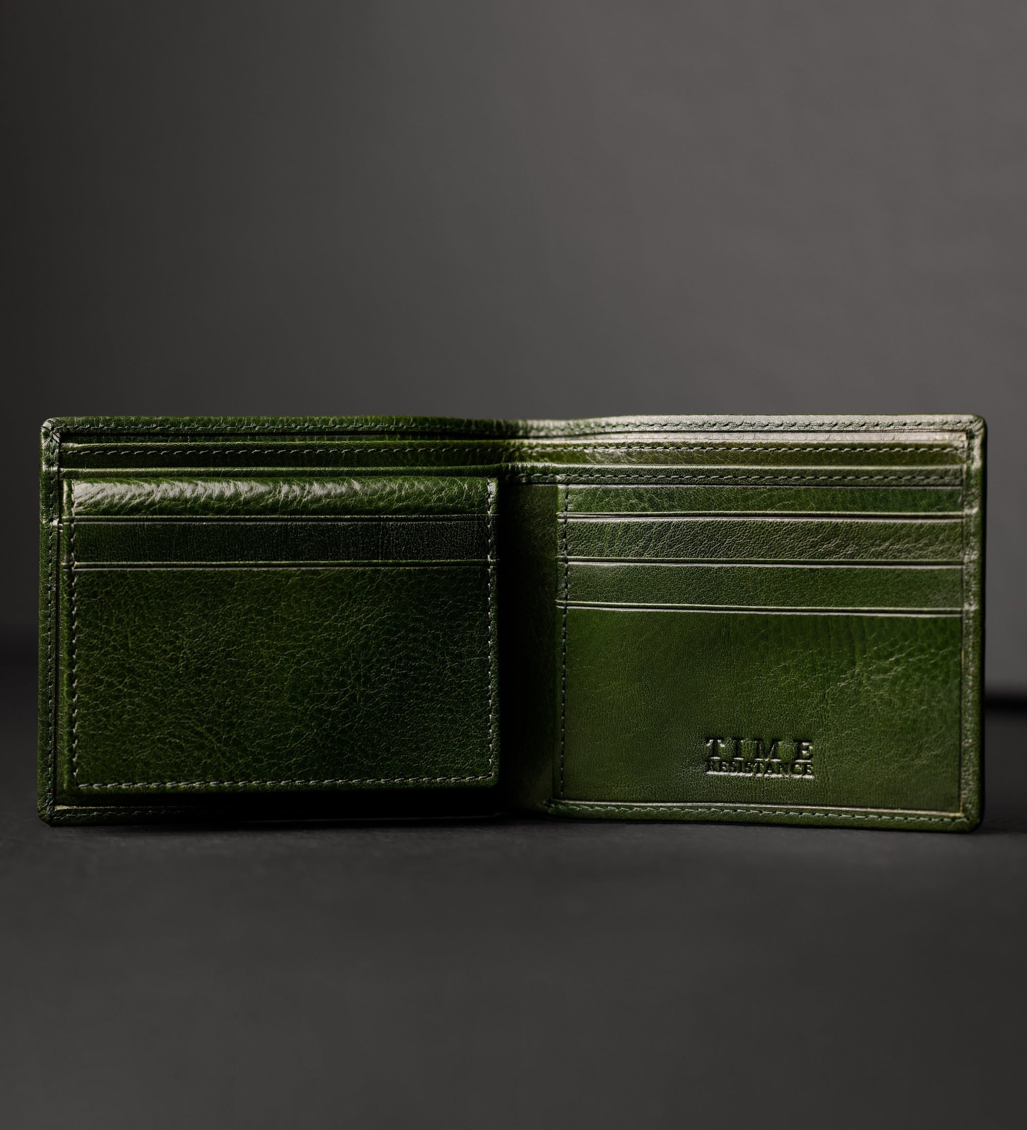 Cartera de cuero de doble compartimento: Poetic Justice