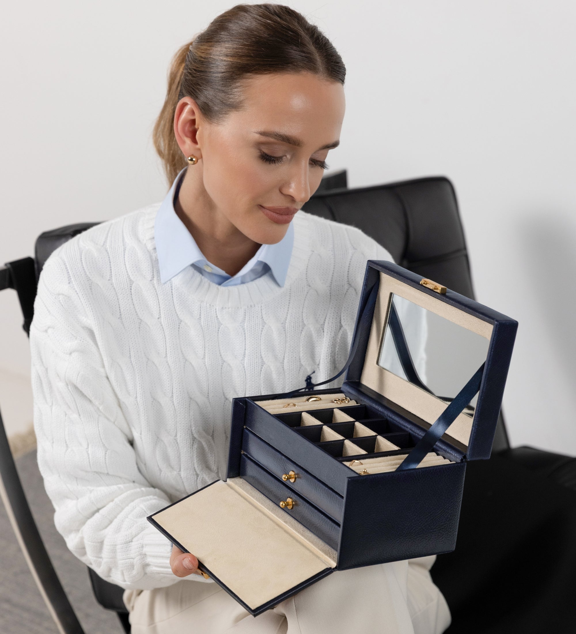 Joyero de cuero para mujer: Beloved