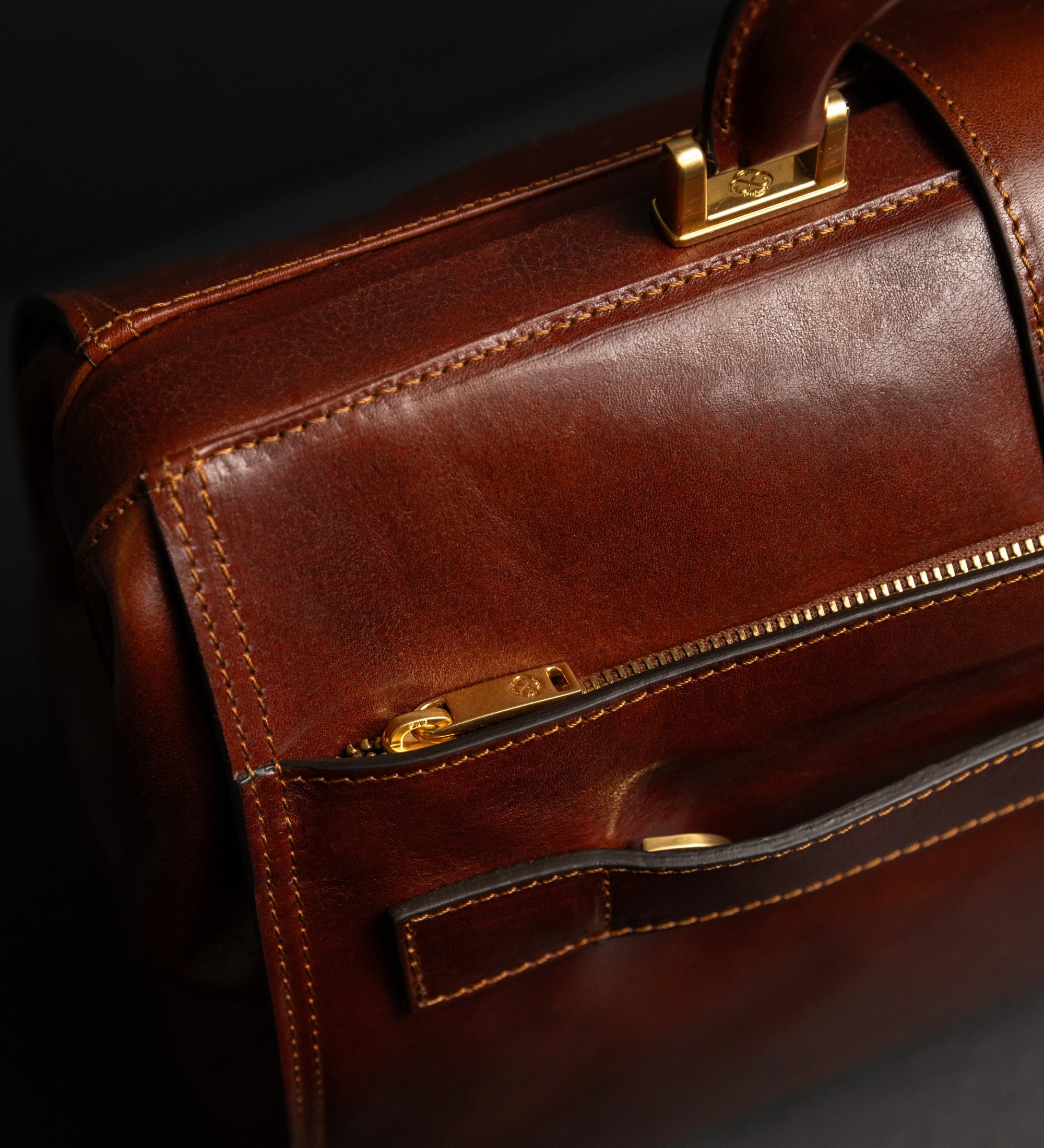 Bolso de médico de cuero grande: Mrs Dalloway