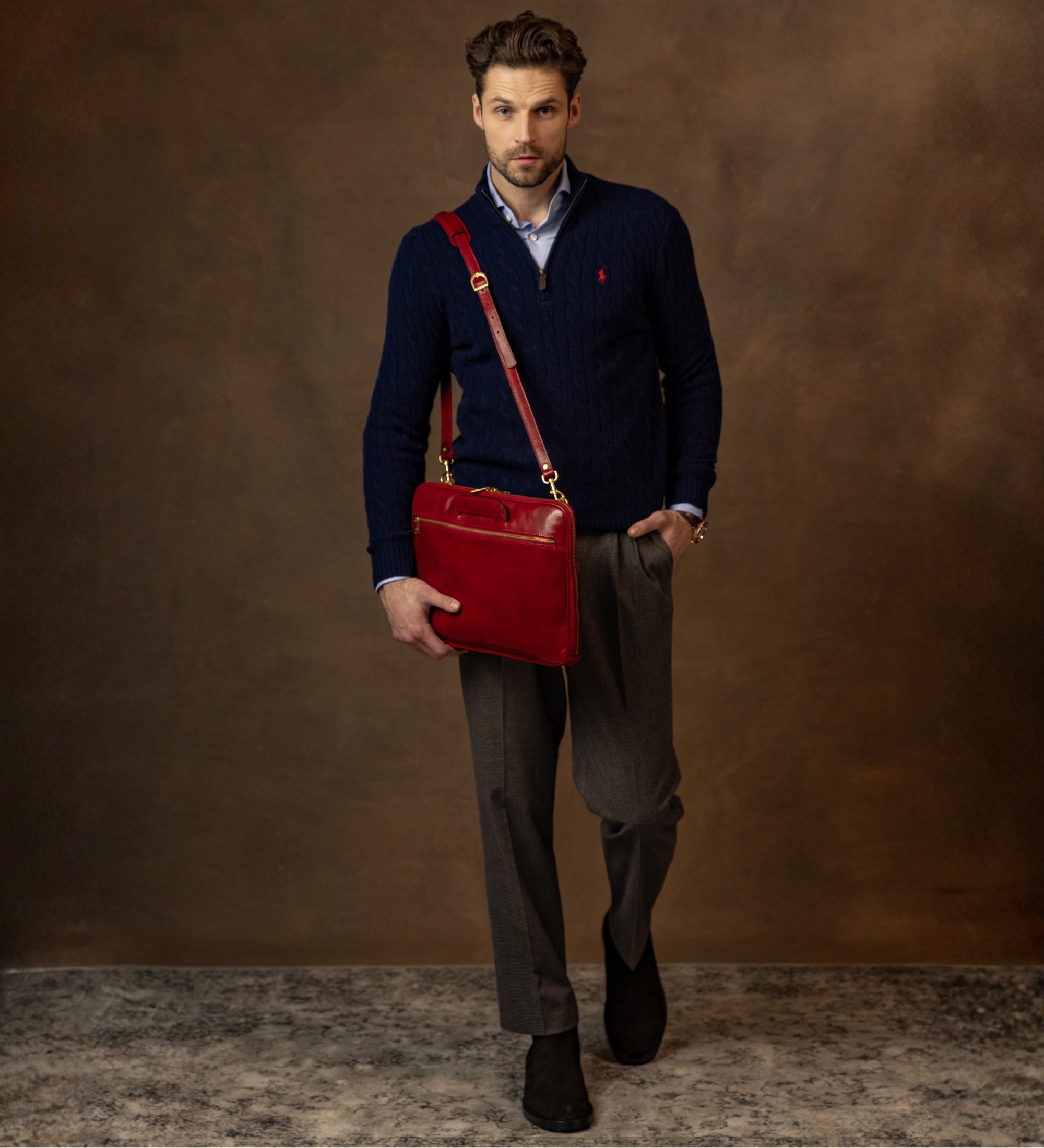 Bolso para portátil/maletín de cuero: Brave New World