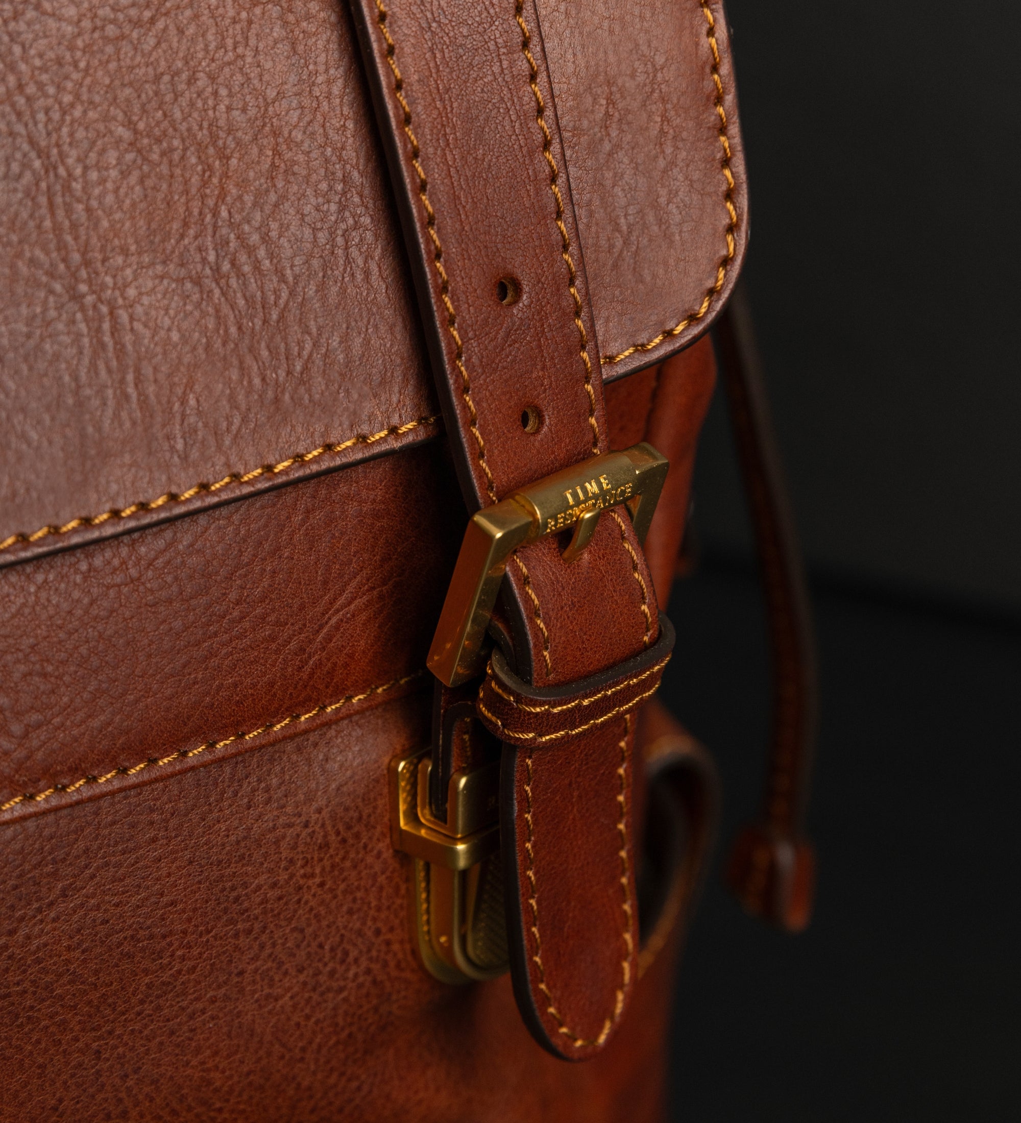 Mochila de cuero: The Good Earth