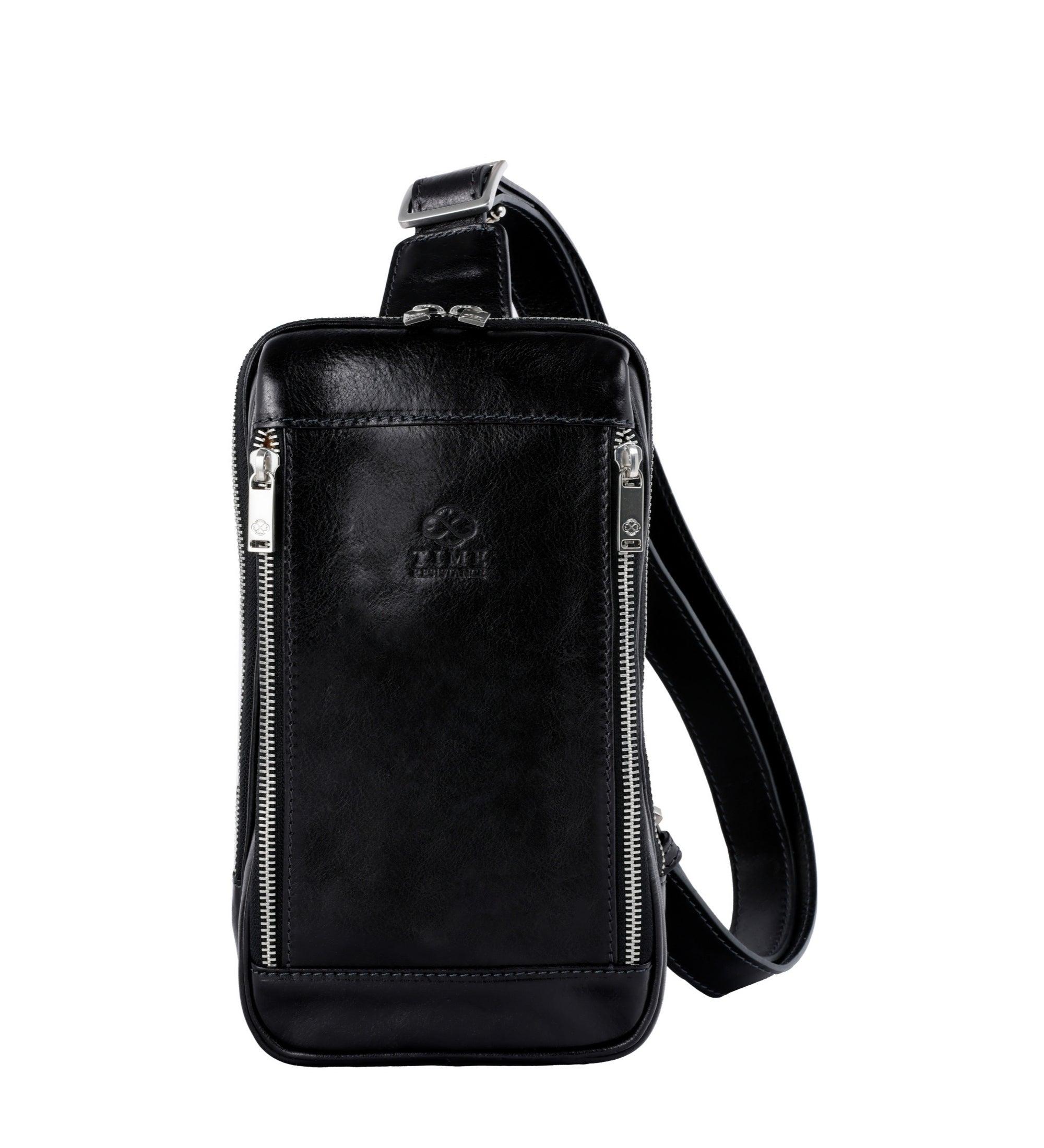 Riñonera cruzada/sling bag de cuero: Kim