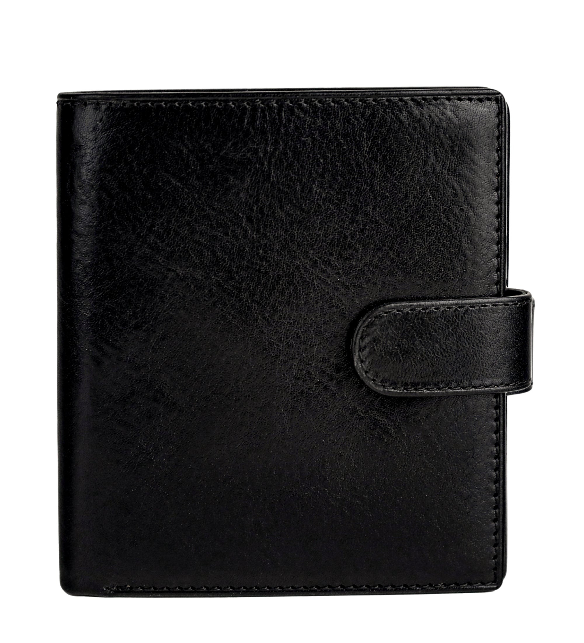 Cartera de cuero de doble compartimento y cierre a presión: Ironweed