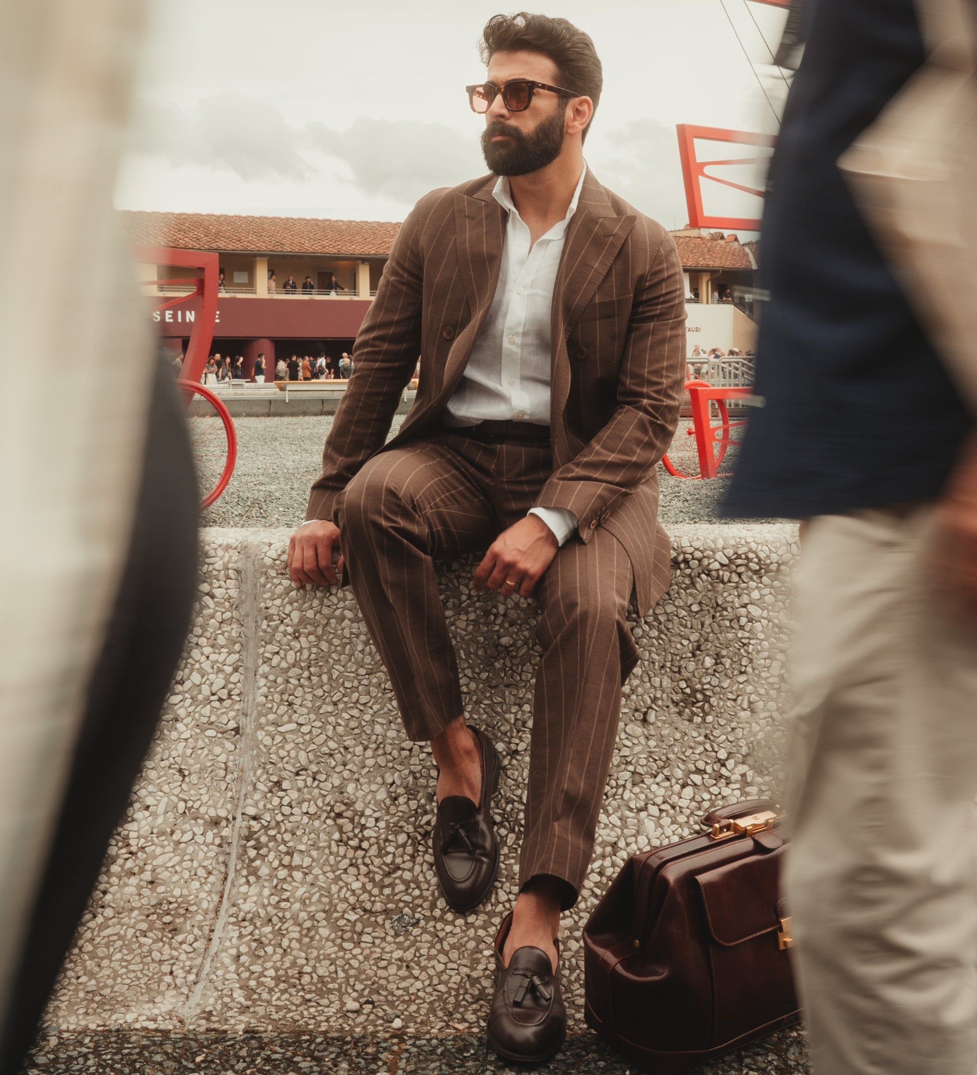 Bolso de médico de cuero italiano grande: Hamlet