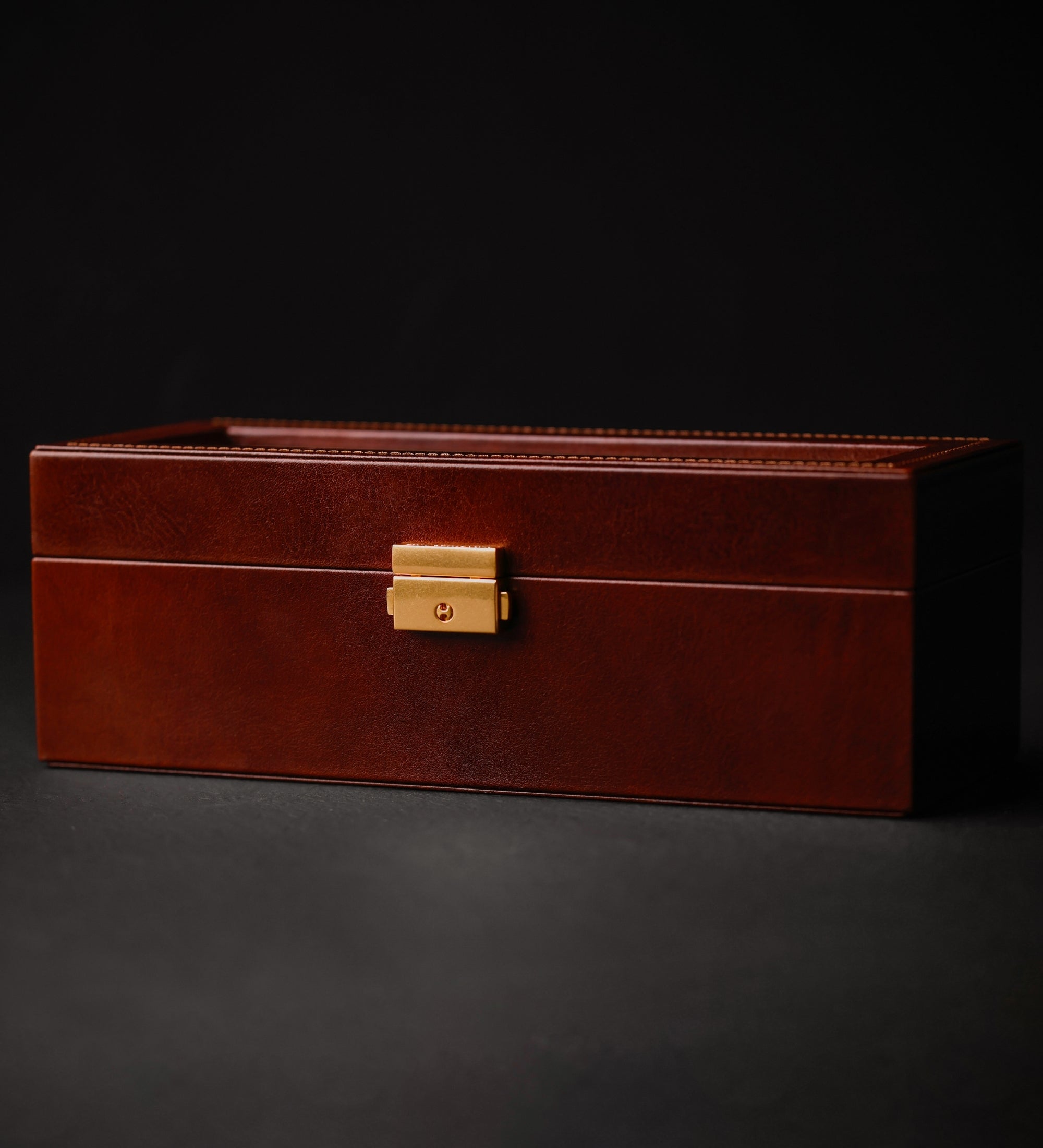 Organizador de relojes, caja para relojes de cuero: Silence