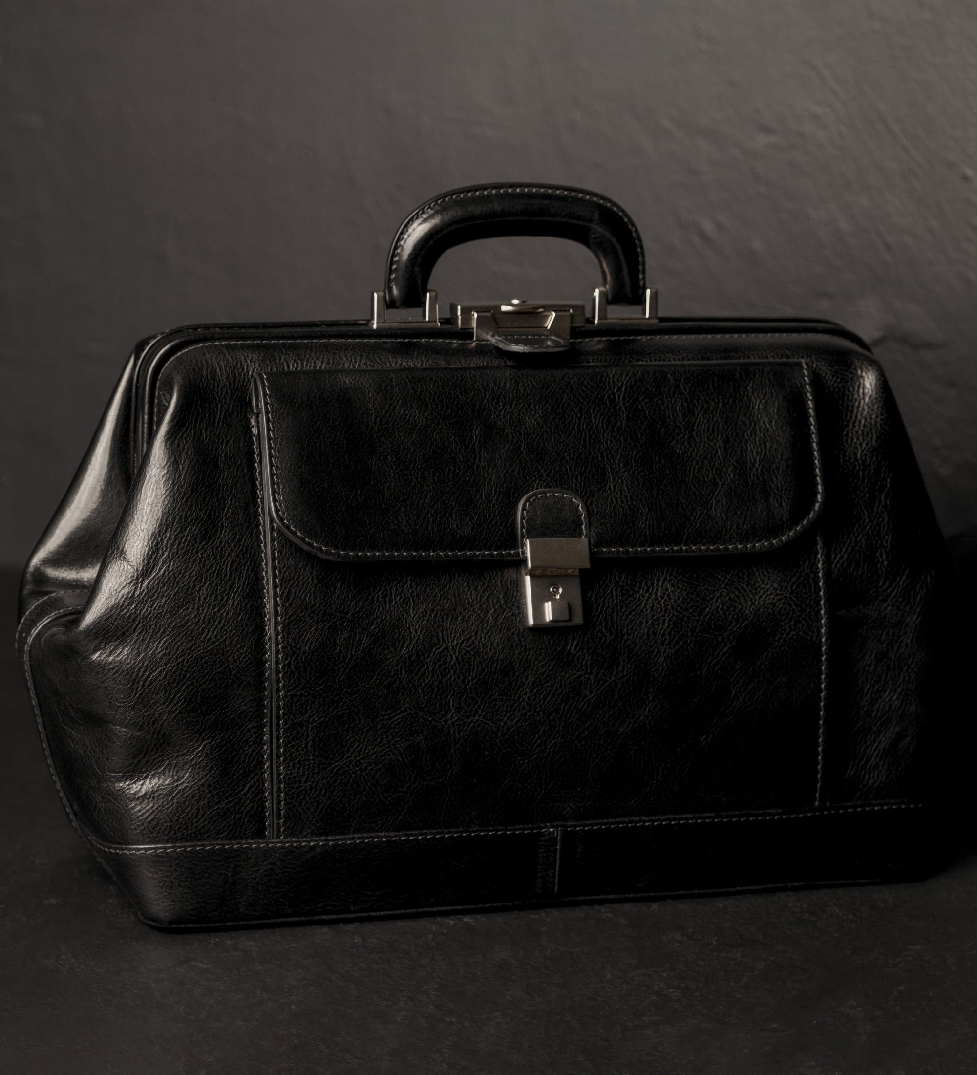 Bolso de médico de cuero italiano grande para mujer: Hamlet