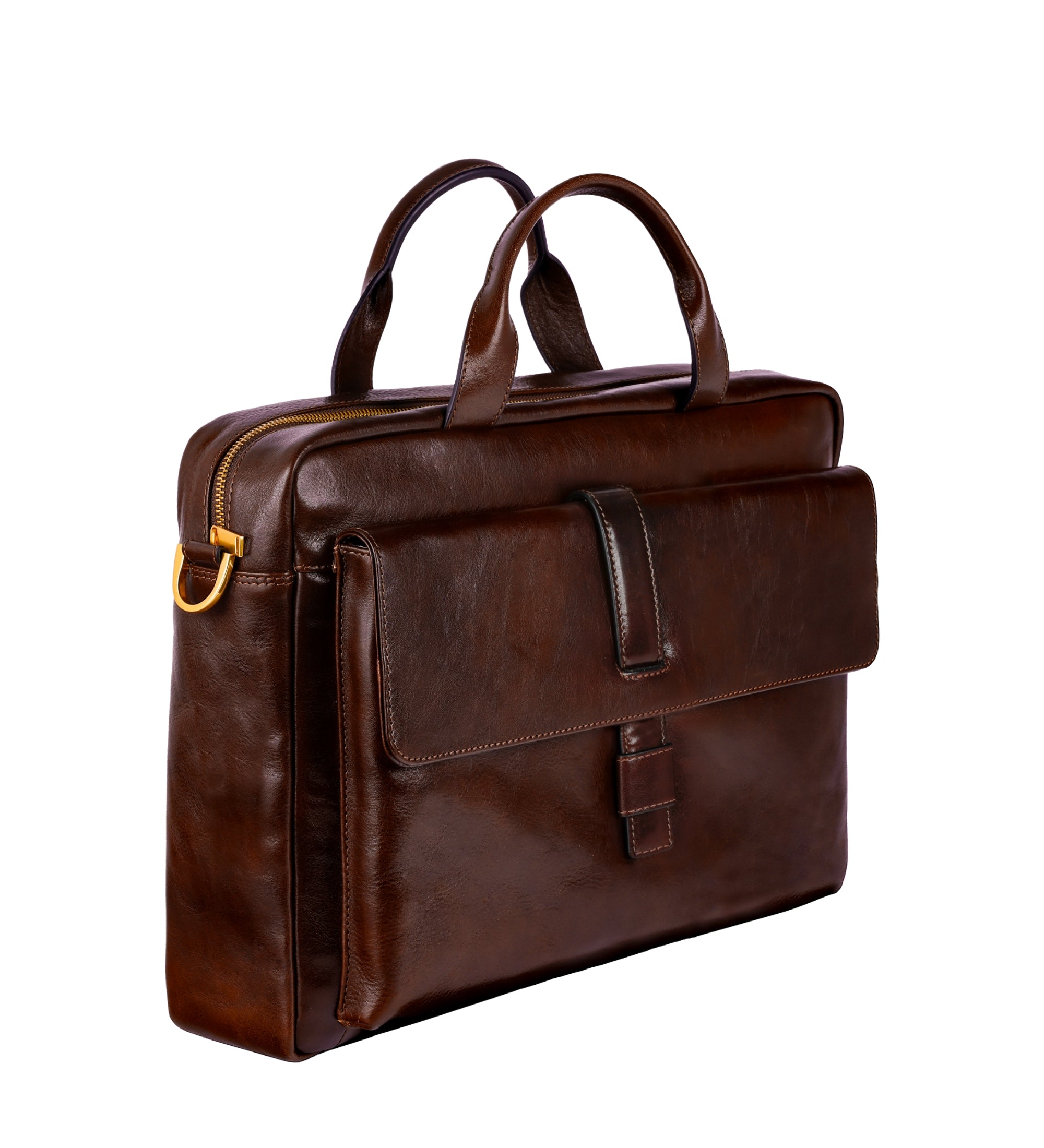 Bolso para portátil/maletín de cuero grande: The Chateau