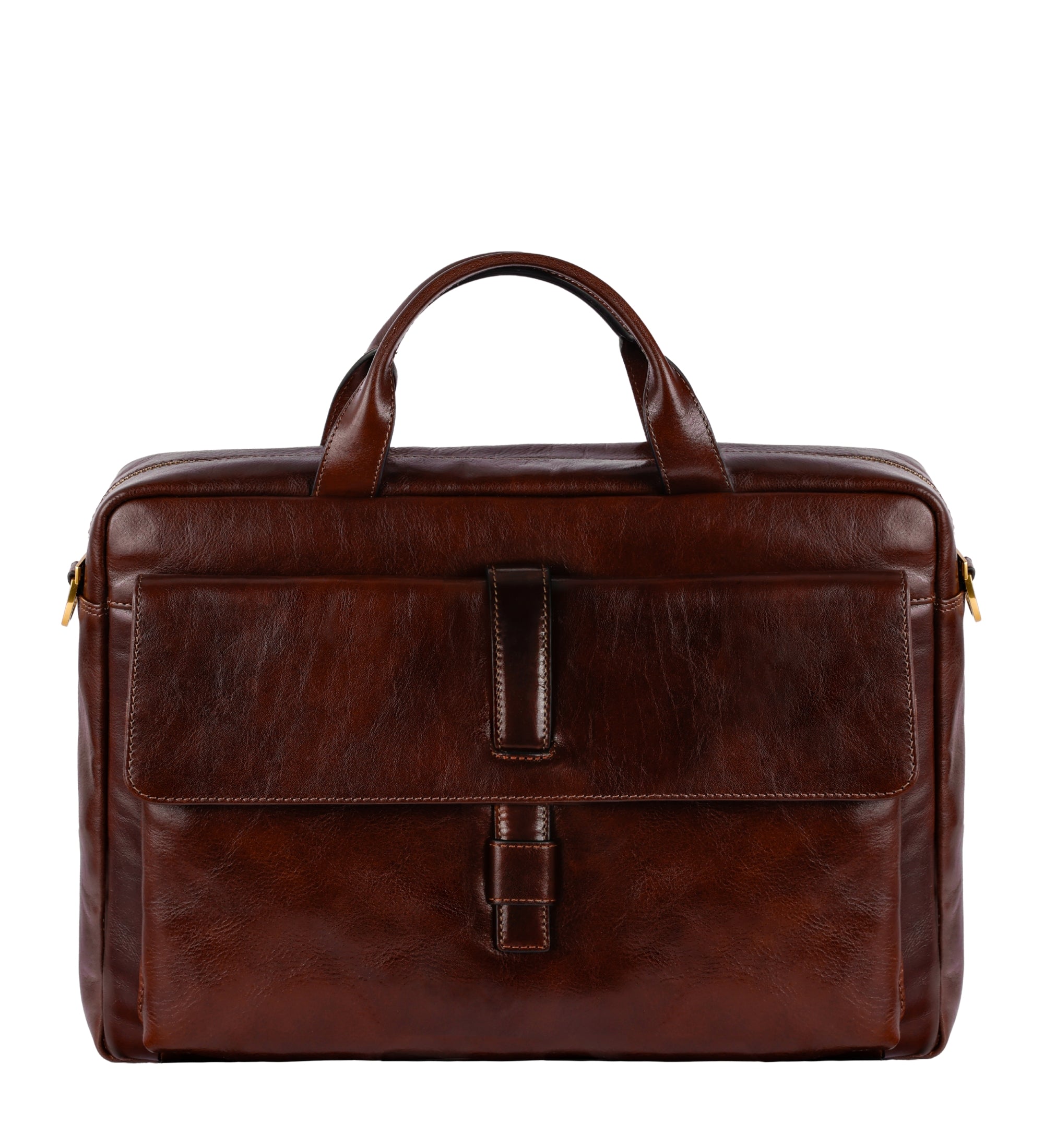 Bolso para portátil/maletín de cuero grande: The Chateau