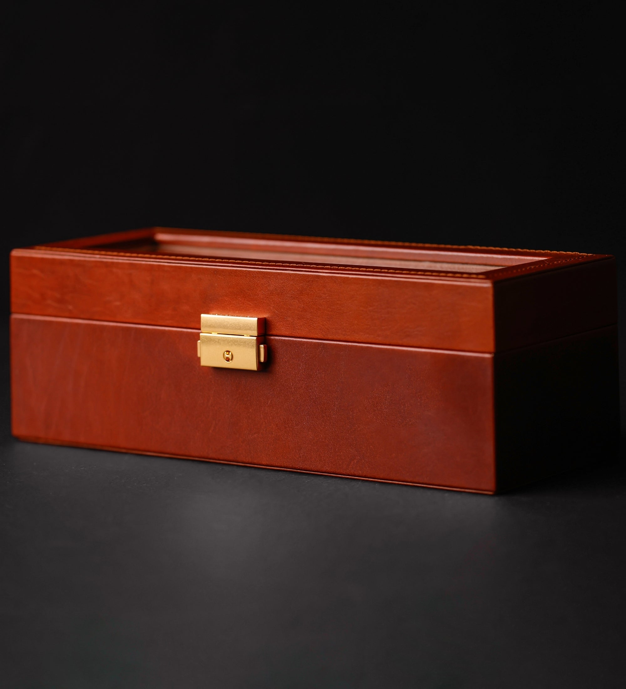 Organizador de relojes, caja para relojes de cuero: Silence