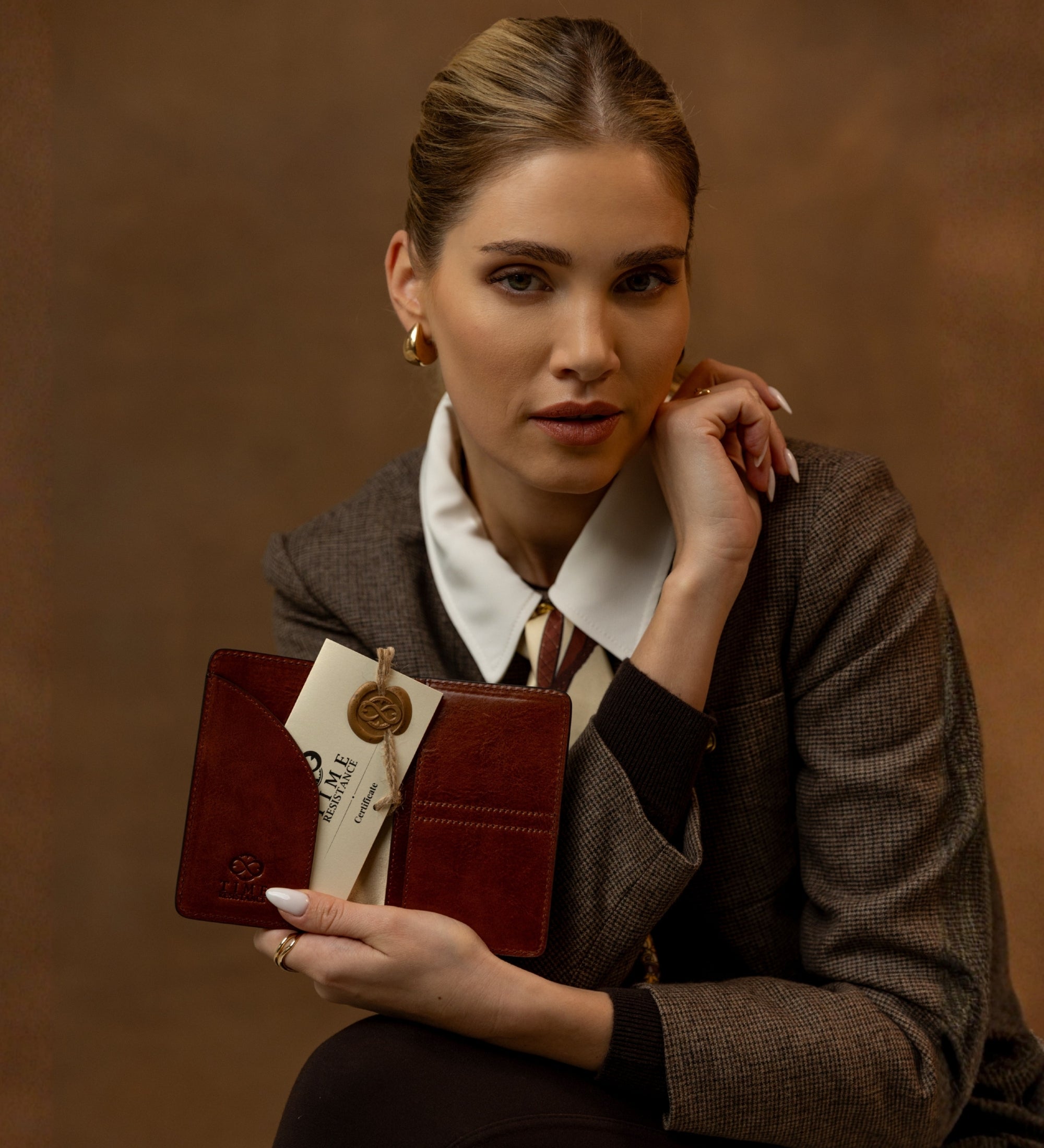 Portapasaporte de cuero pequeño para mujer: Gulliver's Travels