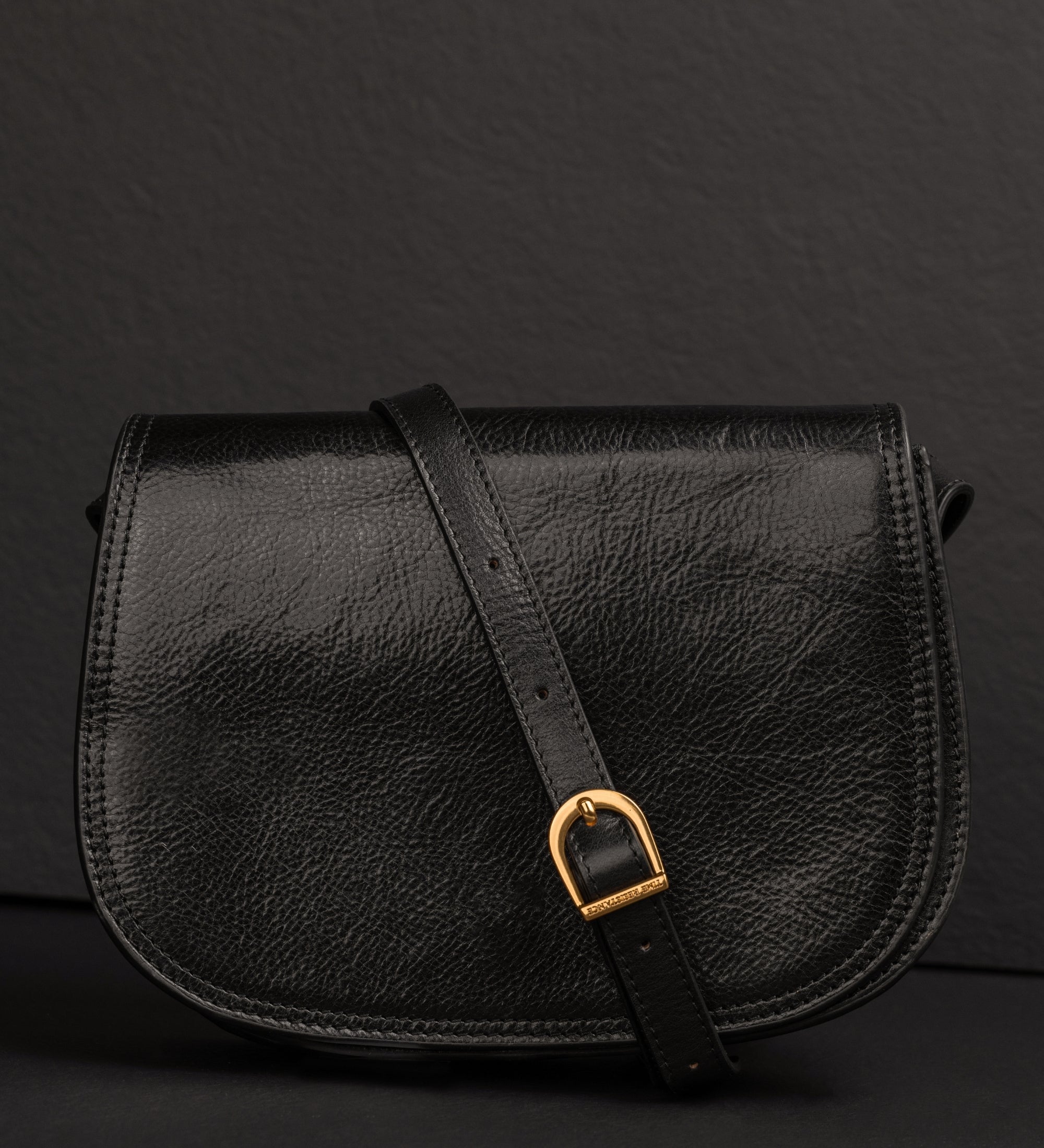 Bolso bandolera saddle de cuero para mujer: Moonfleet