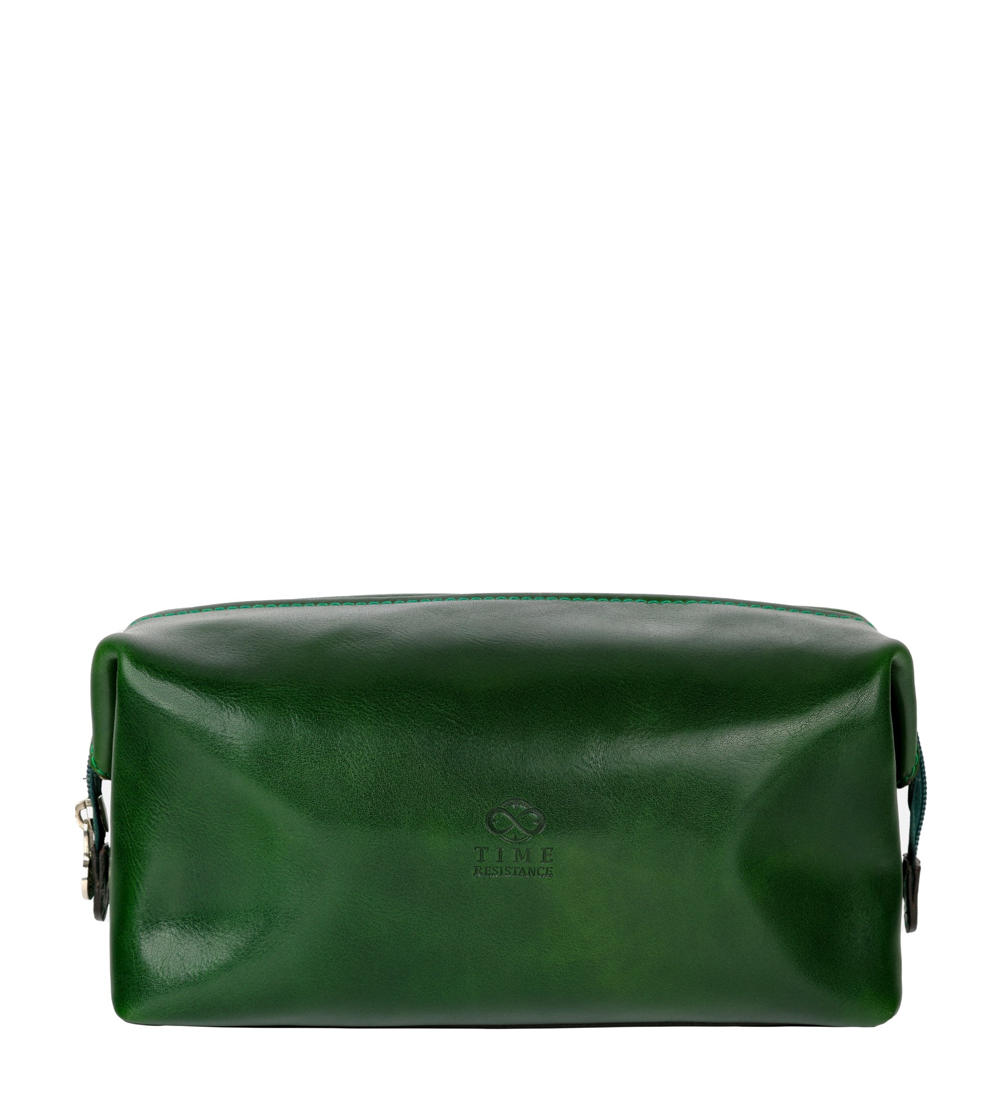 Neceser de tocador pequeño de cuero para mujer: Four Past Midnight