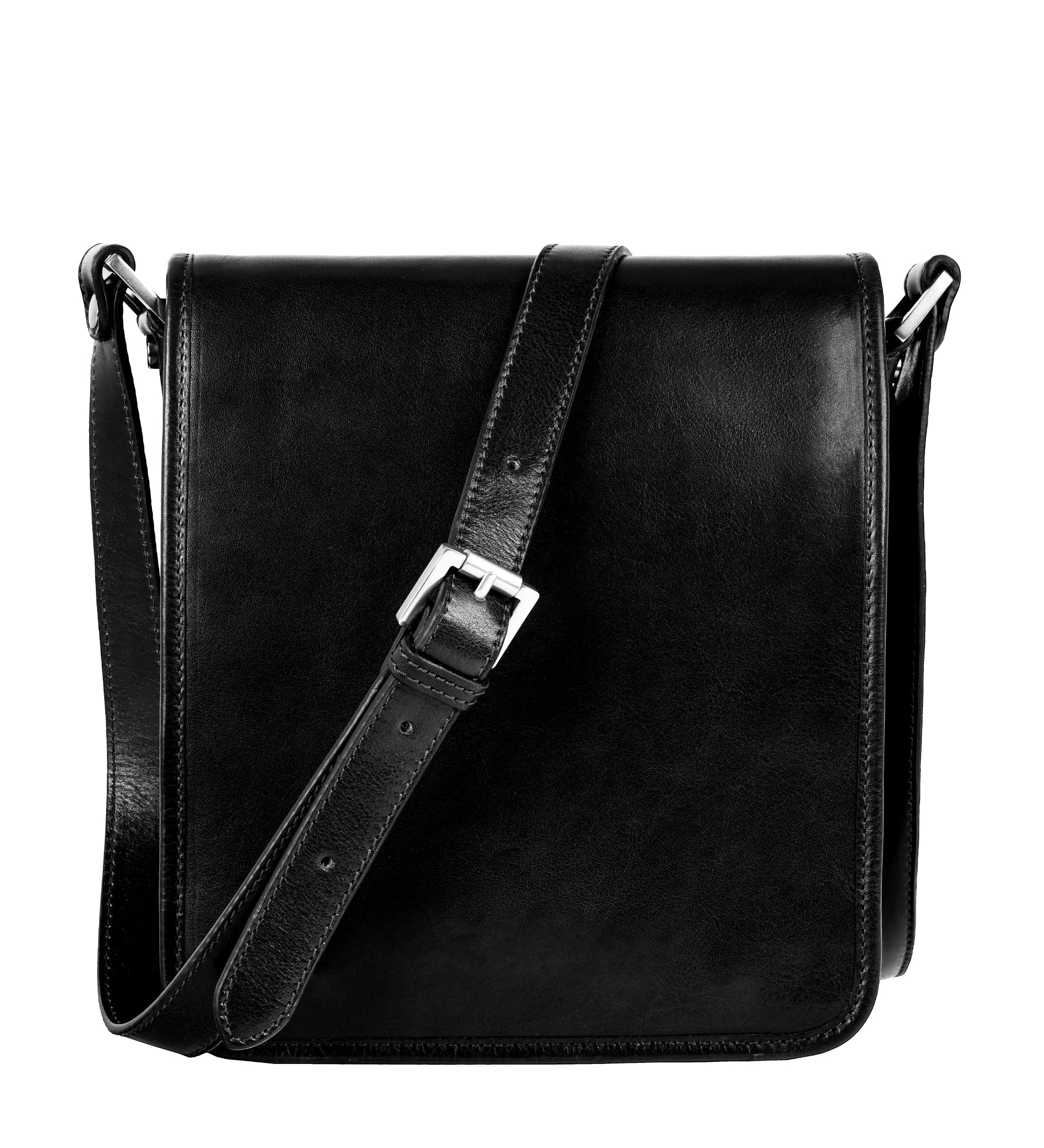 Bolso bandolera de cuero pequeño: On The Road