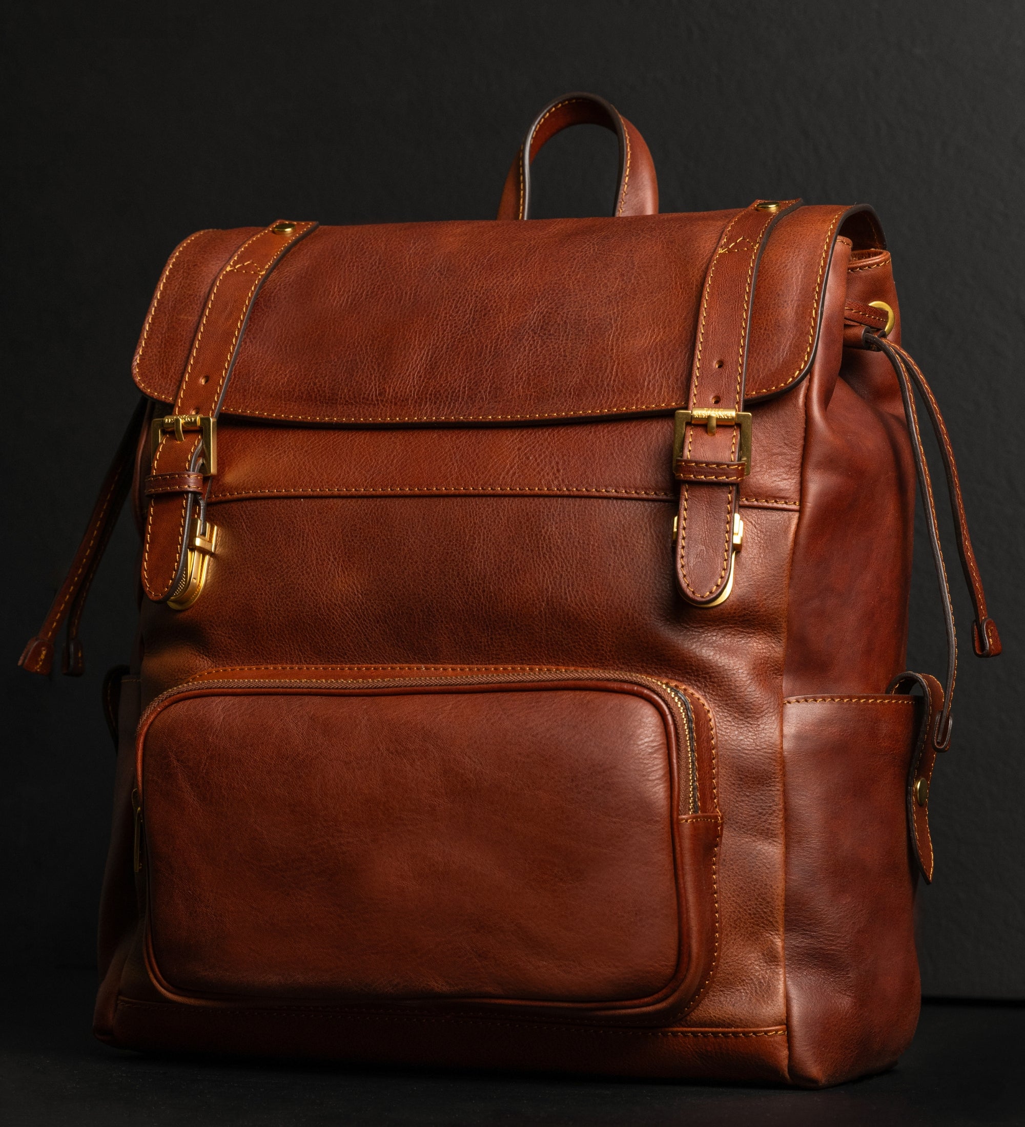 Mochila de cuero: The Good Earth
