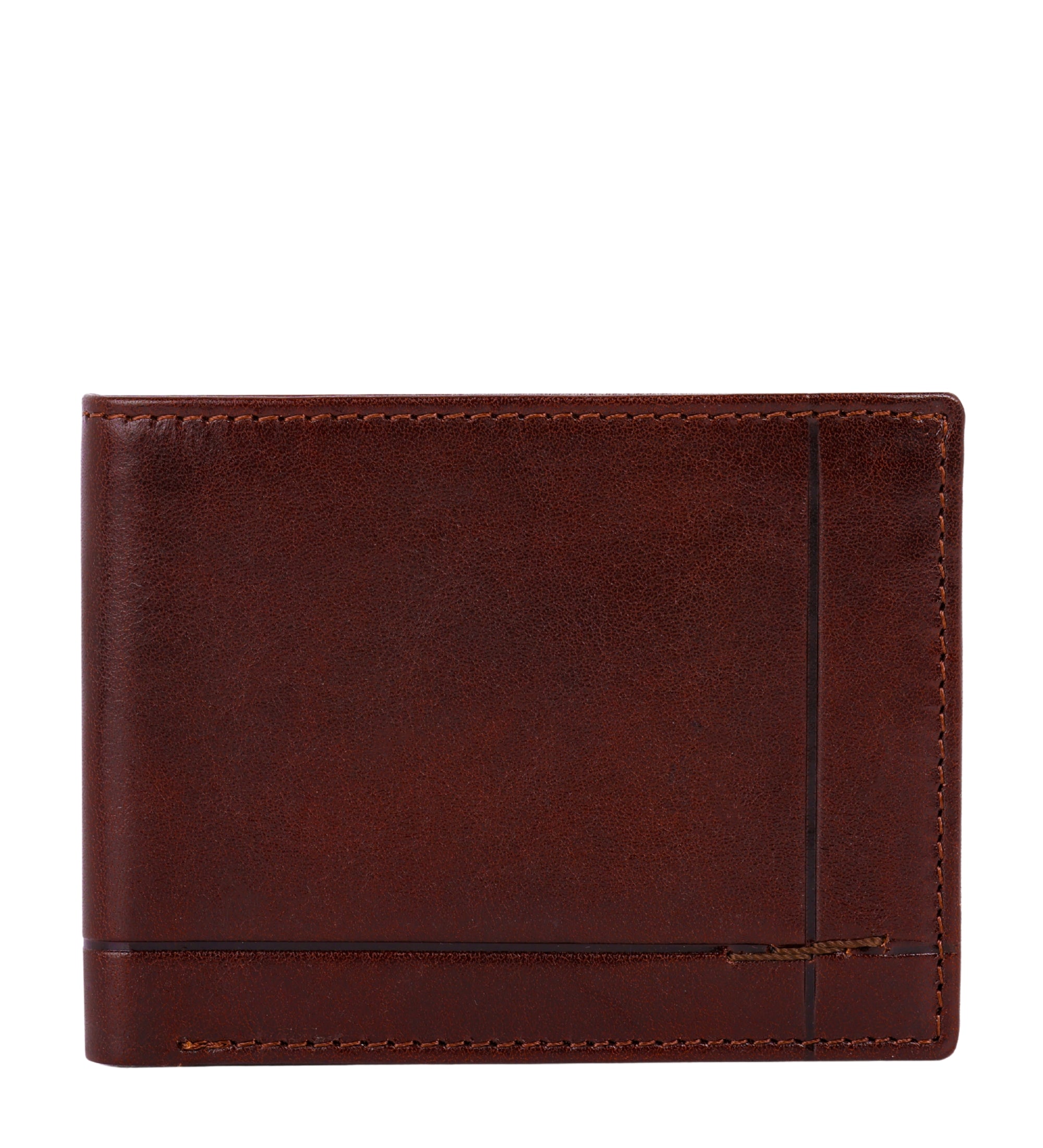 Cartera de cuero de doble compartimento: The Getaway
