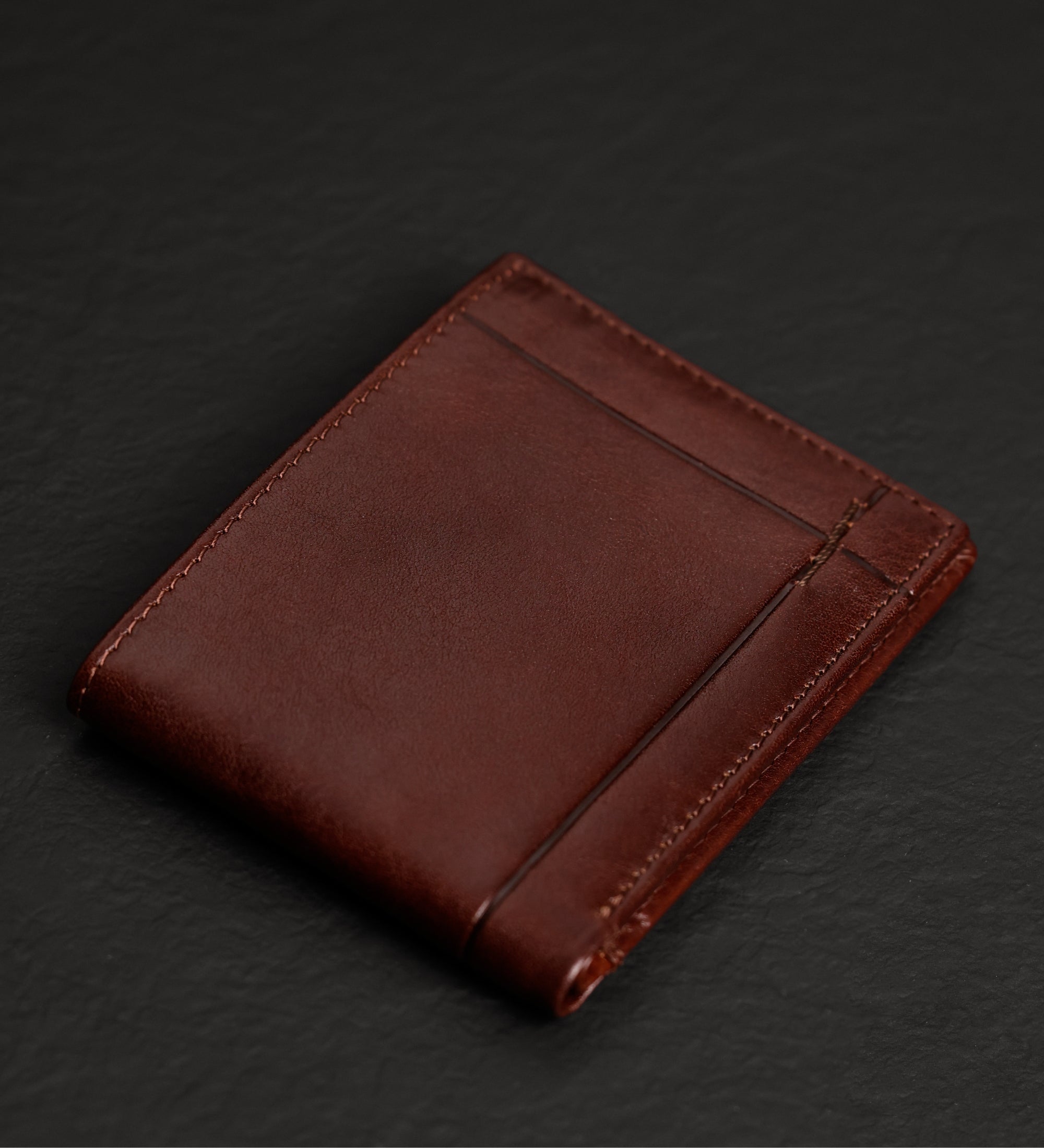 Cartera de cuero de doble compartimento: The Getaway