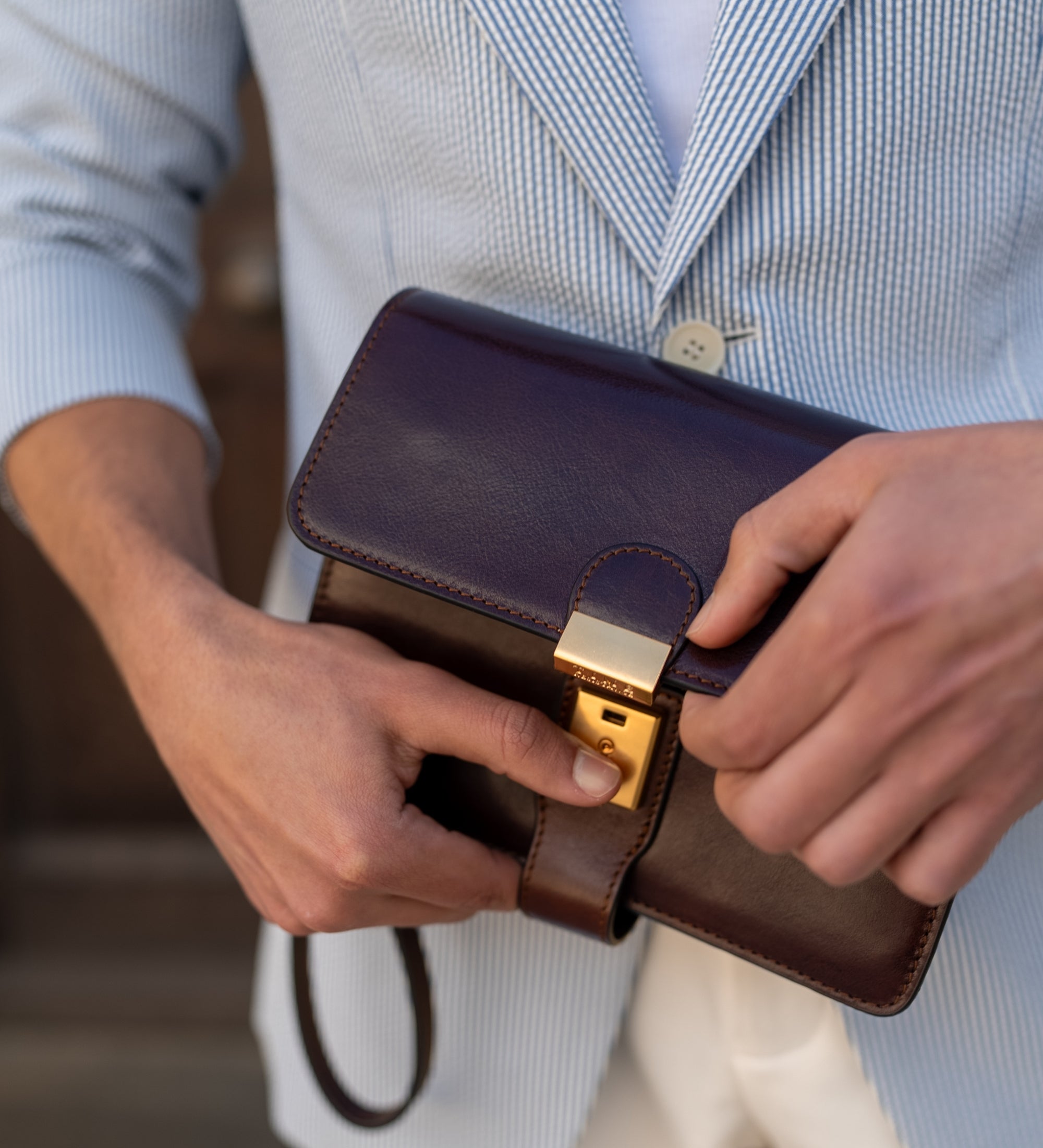 Bolso/cartera de mano de cuero: The Maltese Falcon
