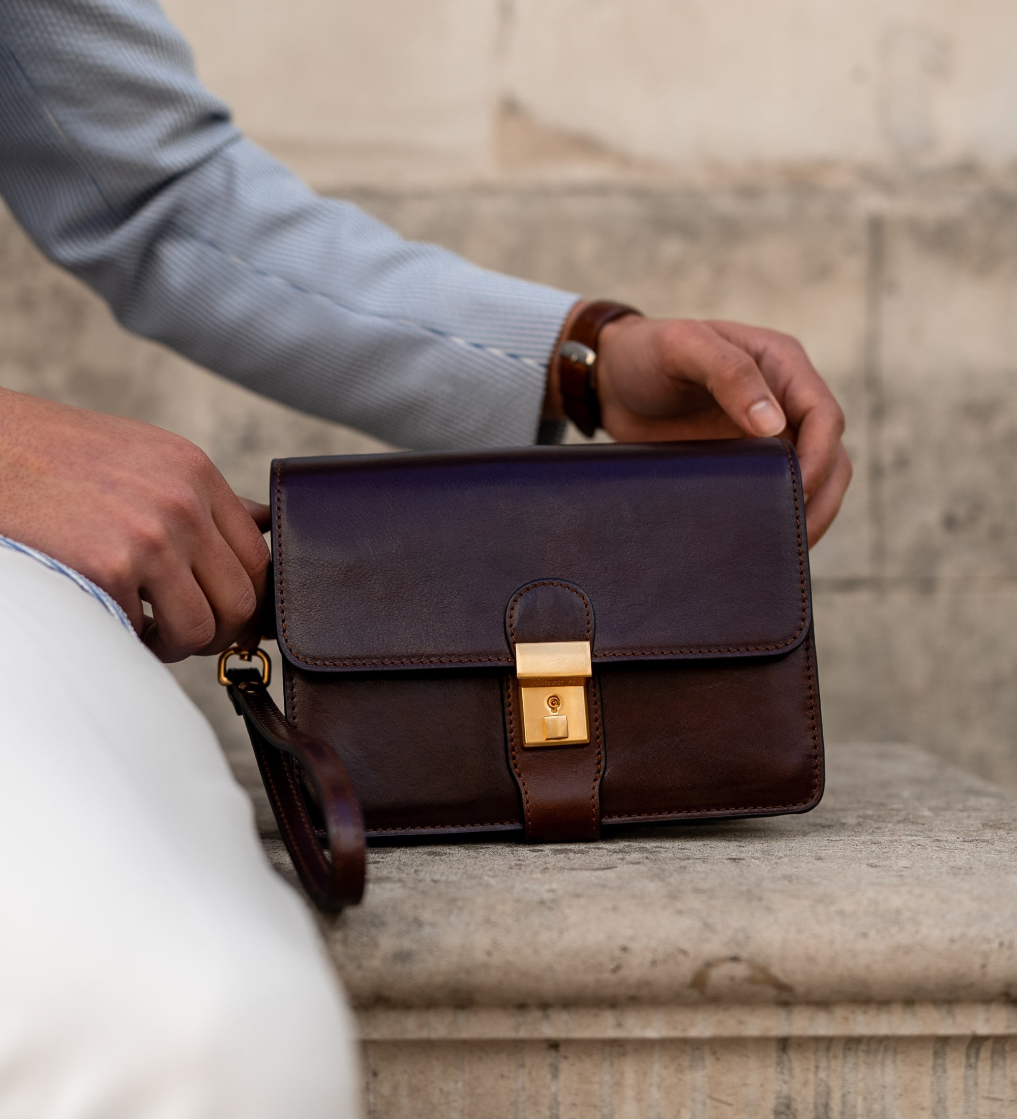 Bolso/cartera de mano de cuero: The Maltese Falcon